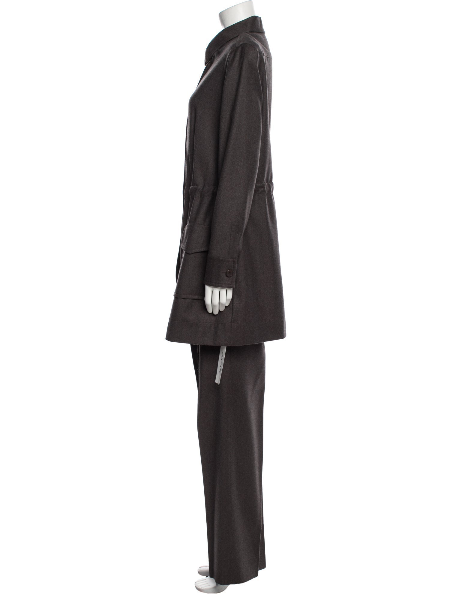 Akris x Bergdorf Goodman Wool Pantsuit