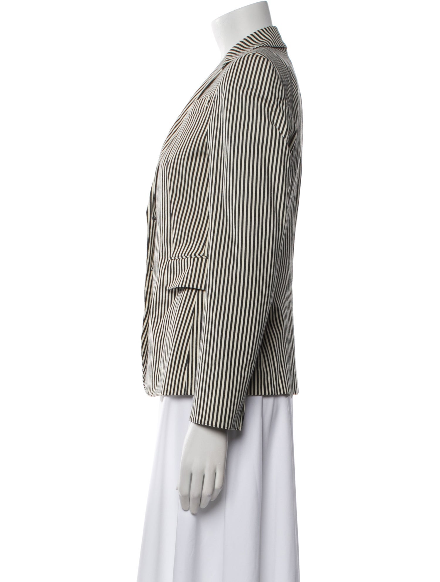 Akris x Bergdorf Goodman Striped Blazer
