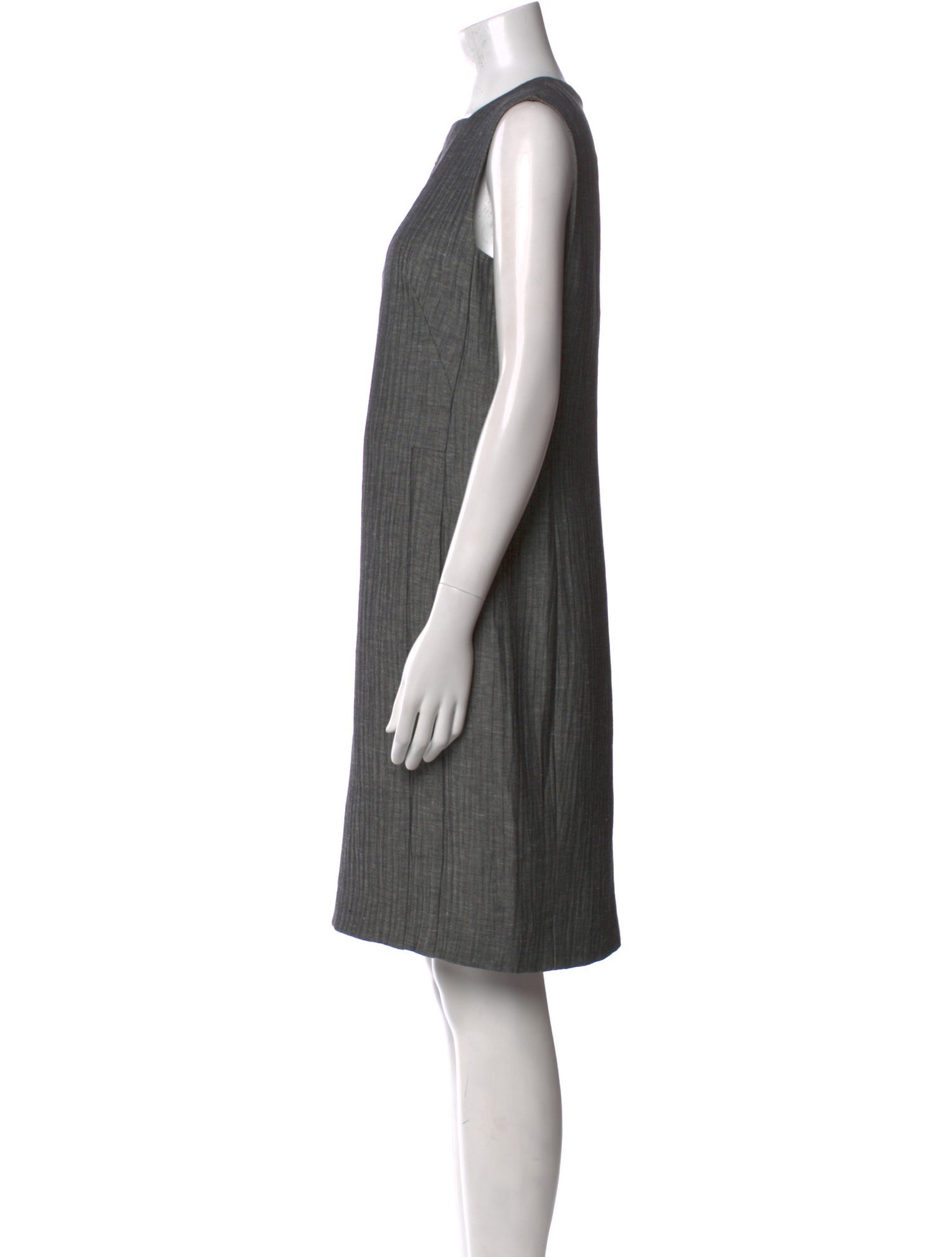 Akris x Bergdorf Goodman Wool Knee-Length Dress