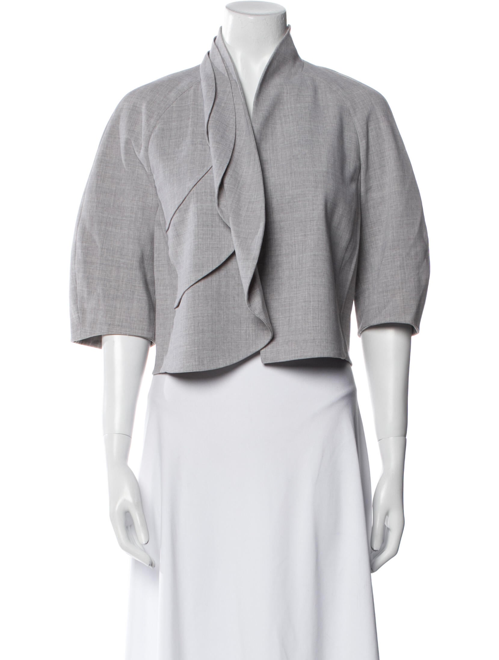 Akris x Bergdorf Goodman Wool Bolero