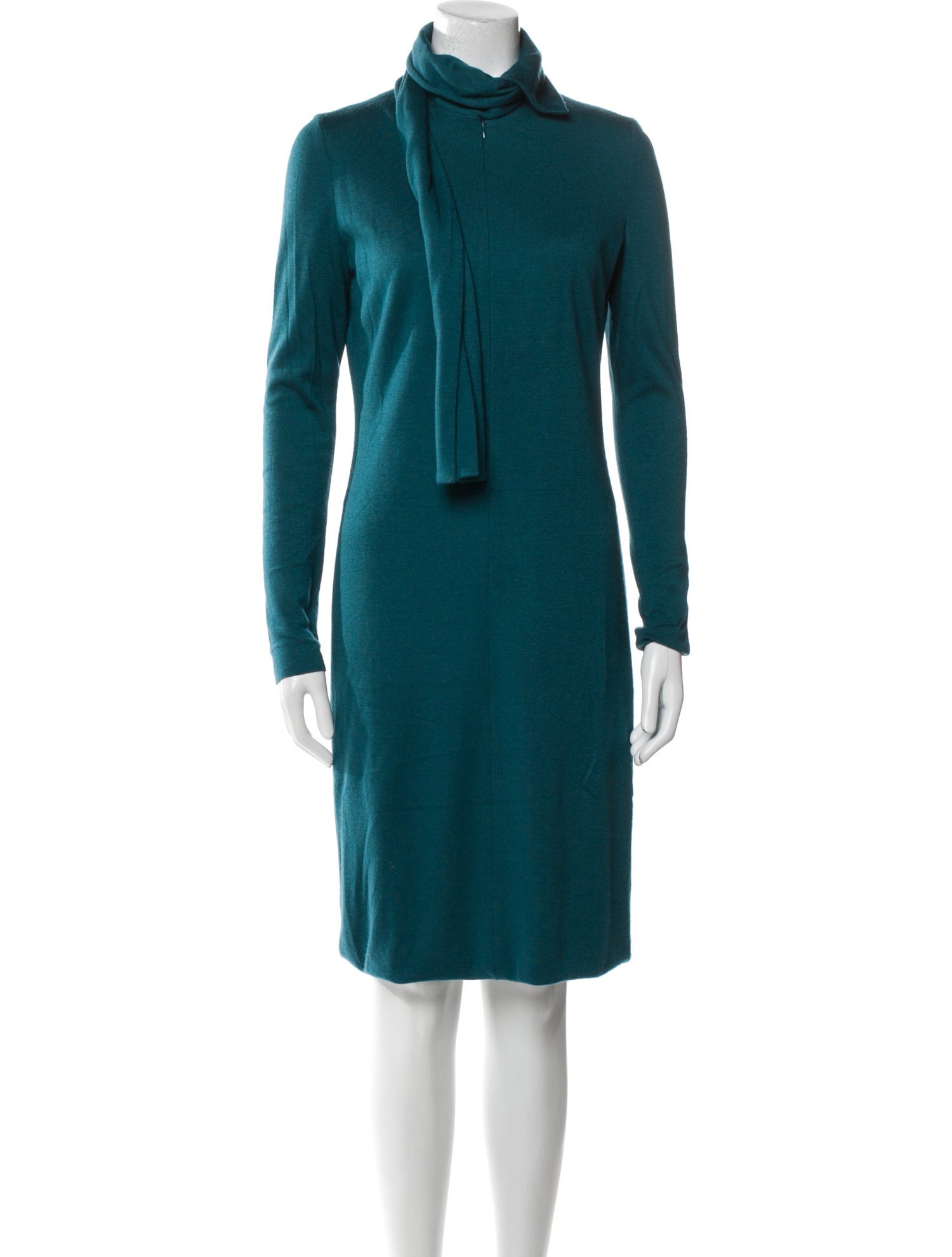 Akris x Bergdorf Goodman Cashmere Knee-Length Dress