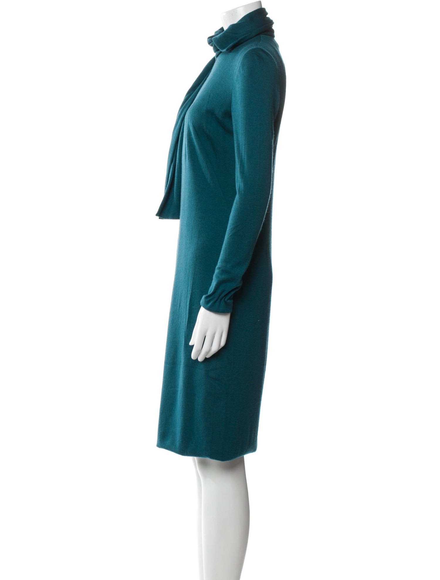 Akris x Bergdorf Goodman Cashmere Knee-Length Dress