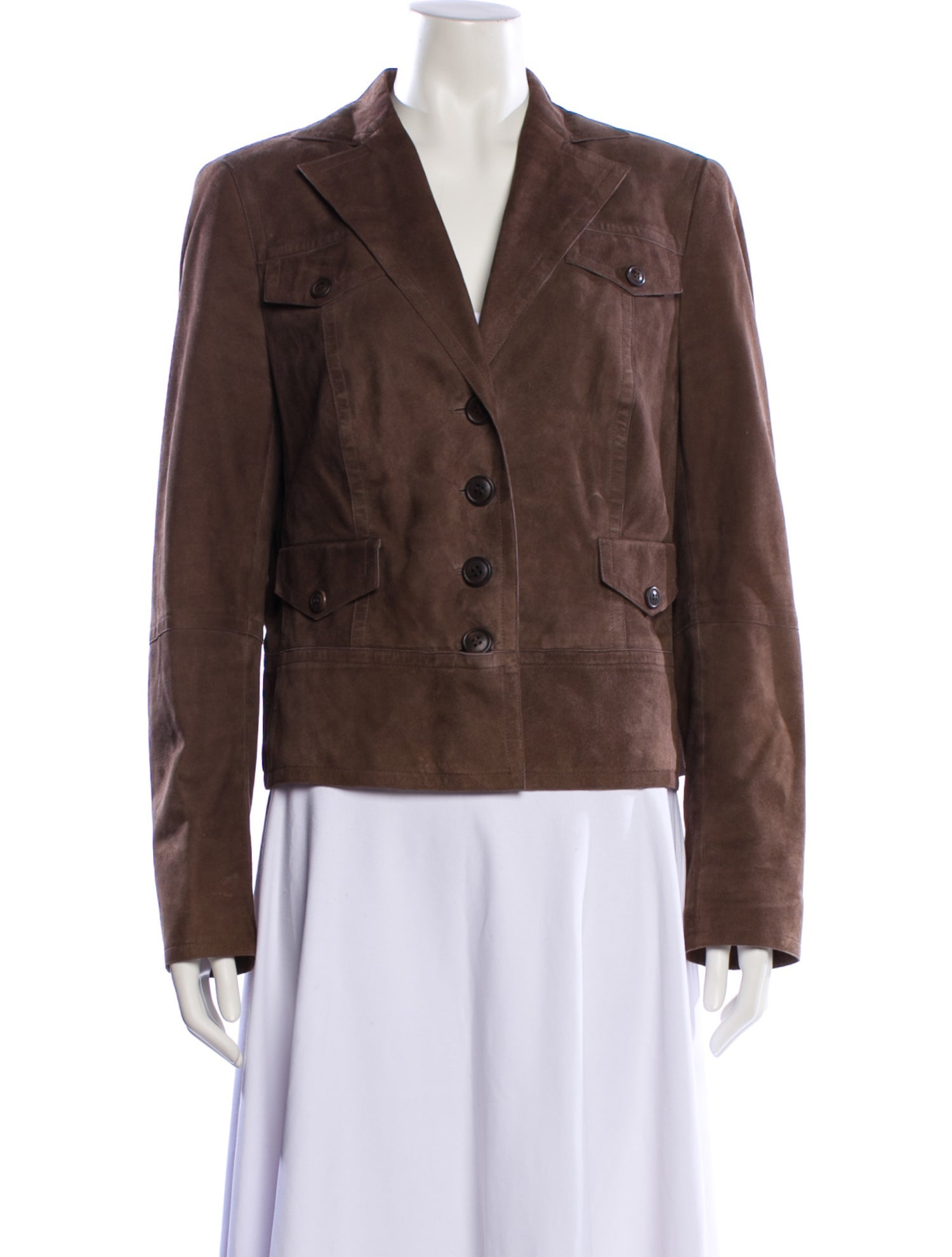 Akris x Bergdorf Goodman Suede Blazer