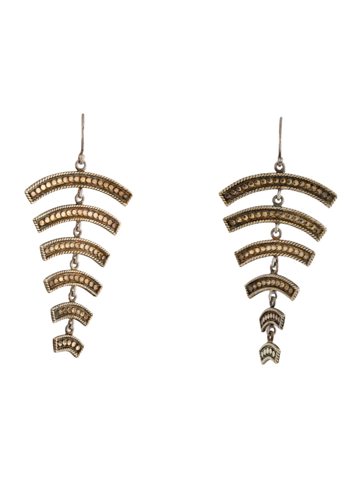 Anna Beck Dotted Tiered Drop Earrings