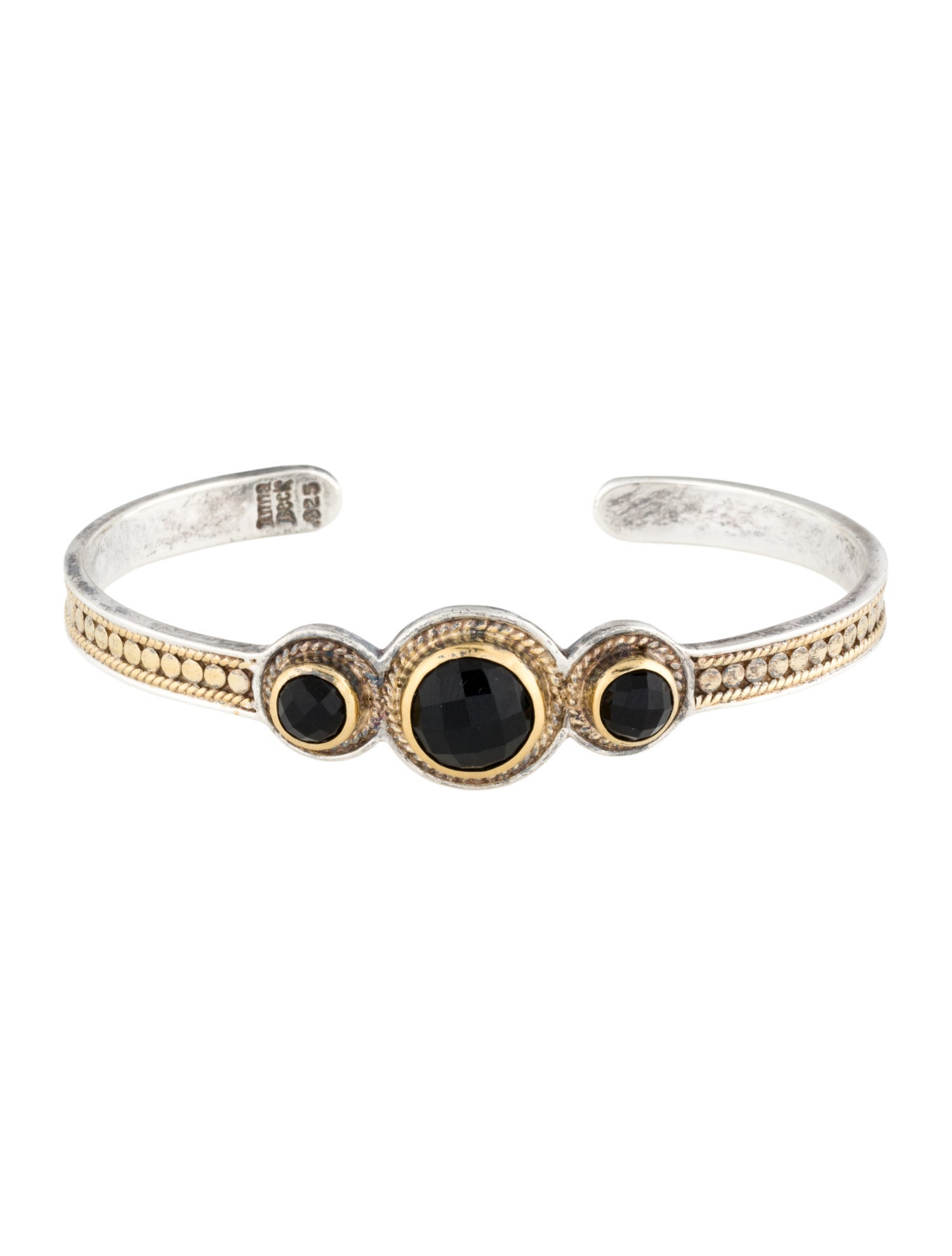 Anna Beck Onyx Cuff Bracelet