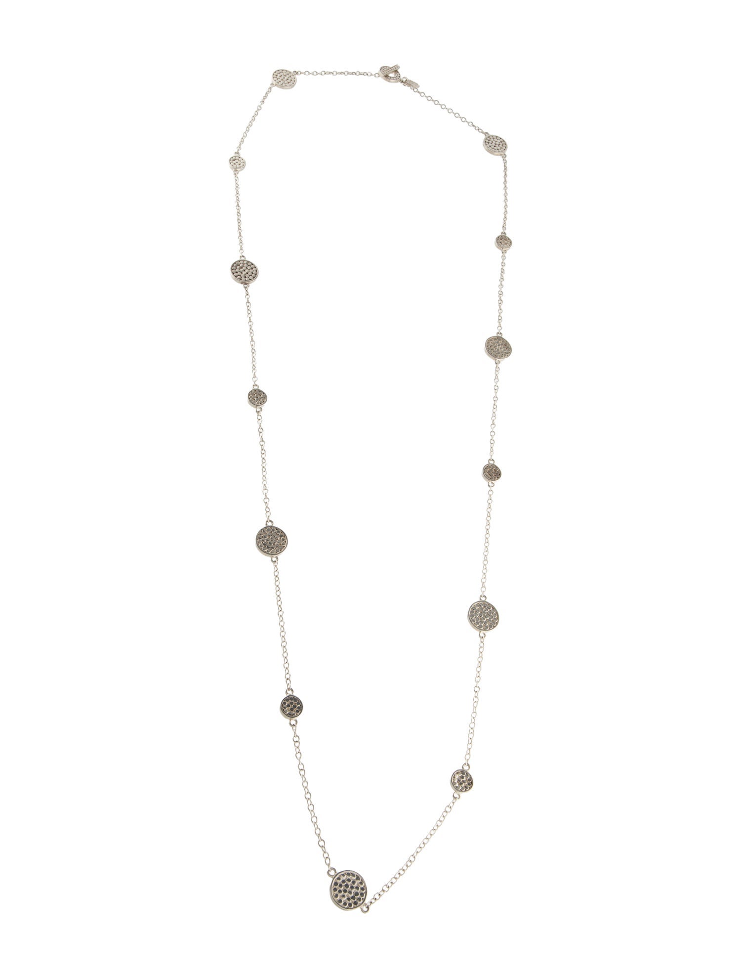 Anna Beck Classic Long Multi-Disc Station Necklace
