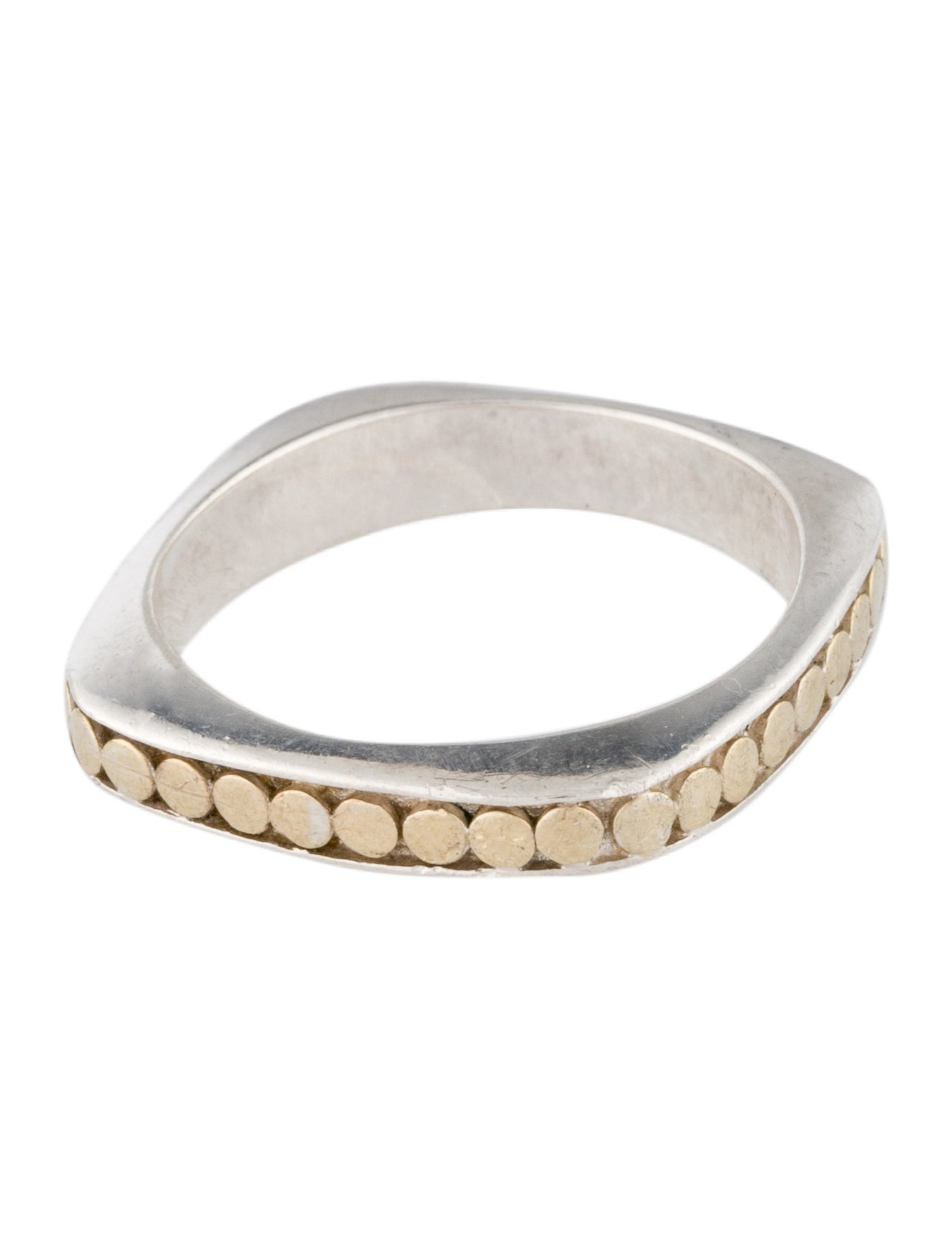 Anna Beck Two-Tone Dotted Stacking Ring