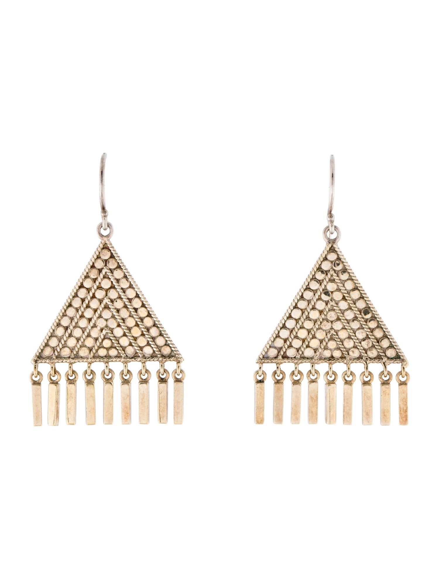 Anna Beck Two-Tone Triangle Drop Earrings