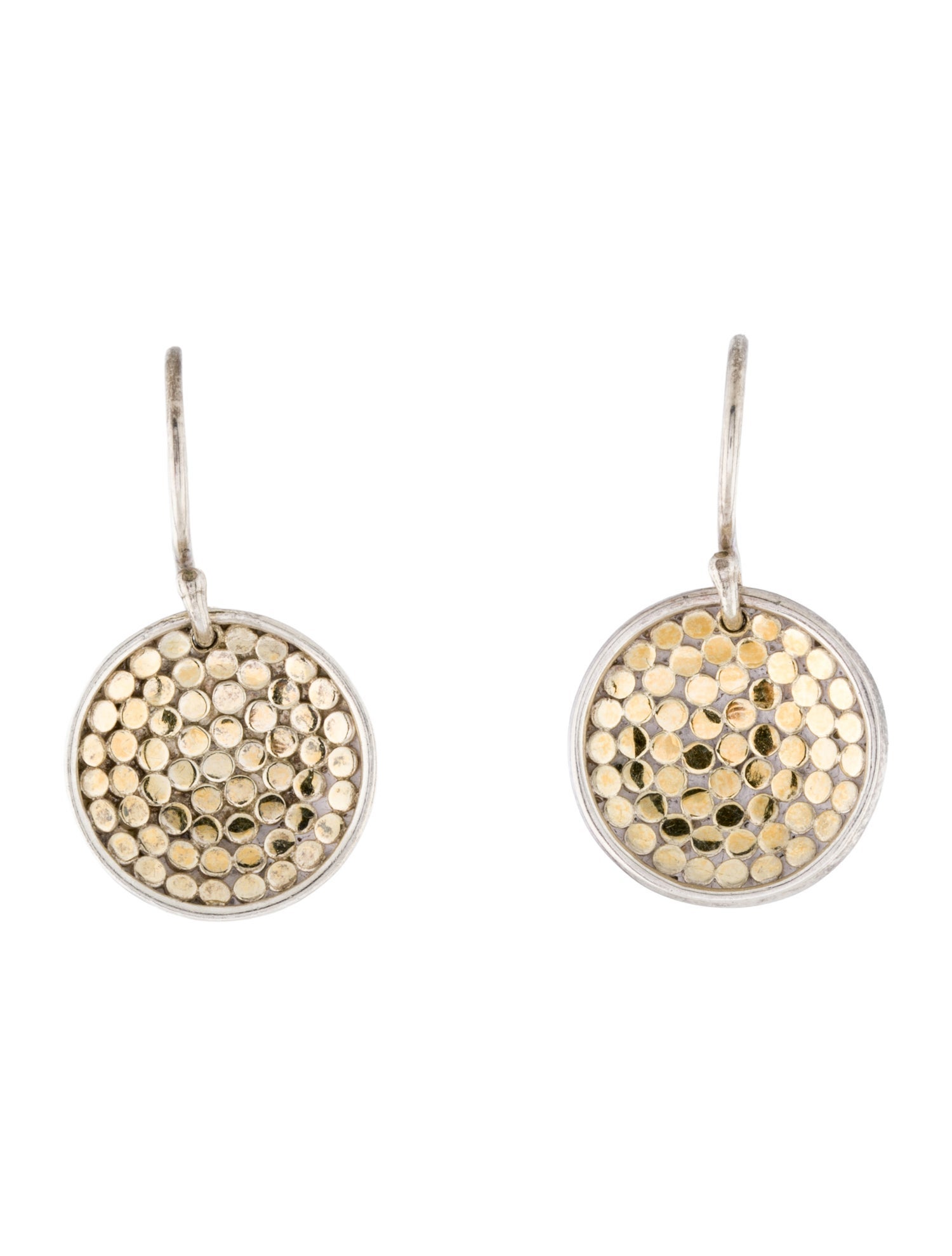 Anna Beck Two-Tone Dish Drop Earrings