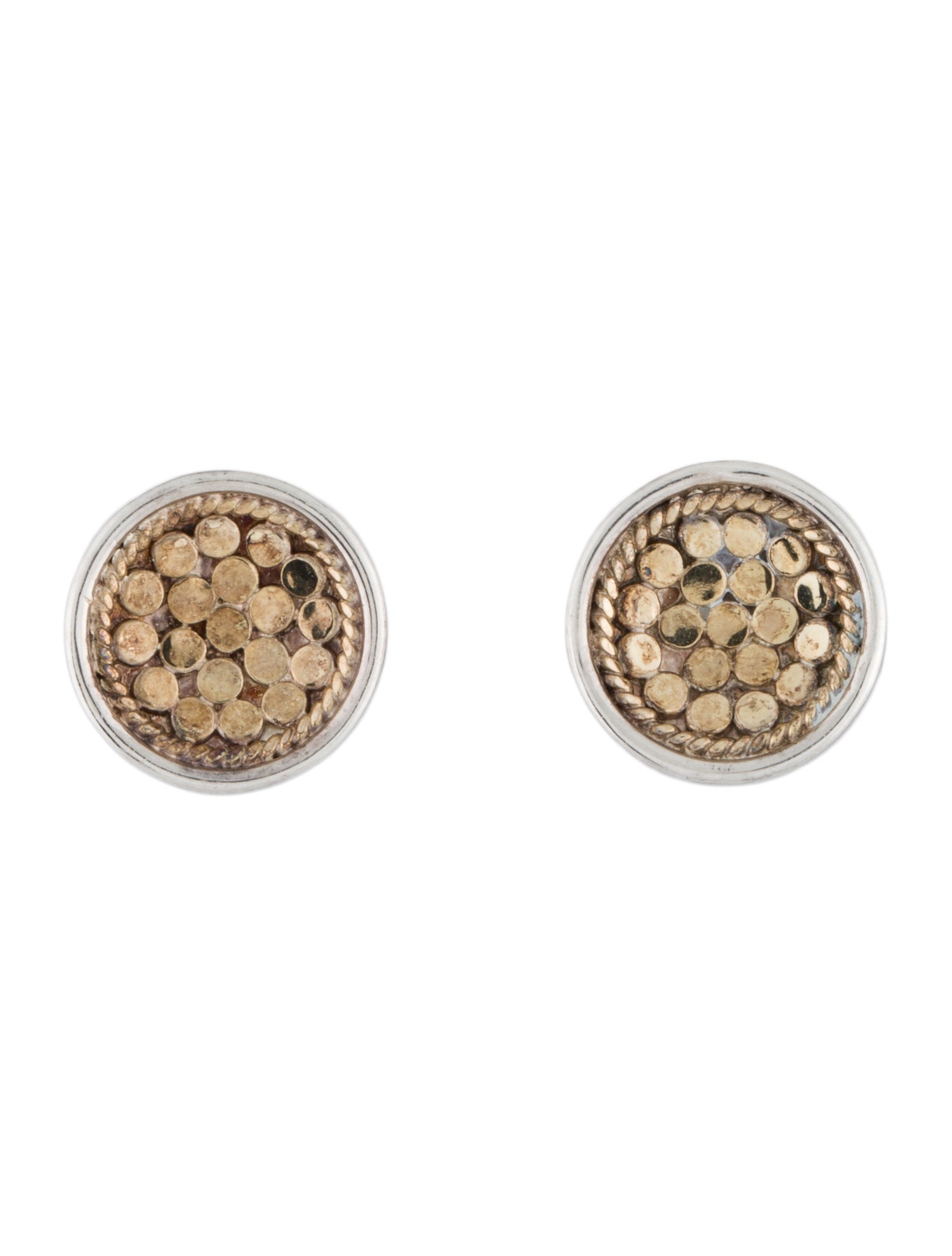 Anna Beck Two Tone Dotted Stud Earrings