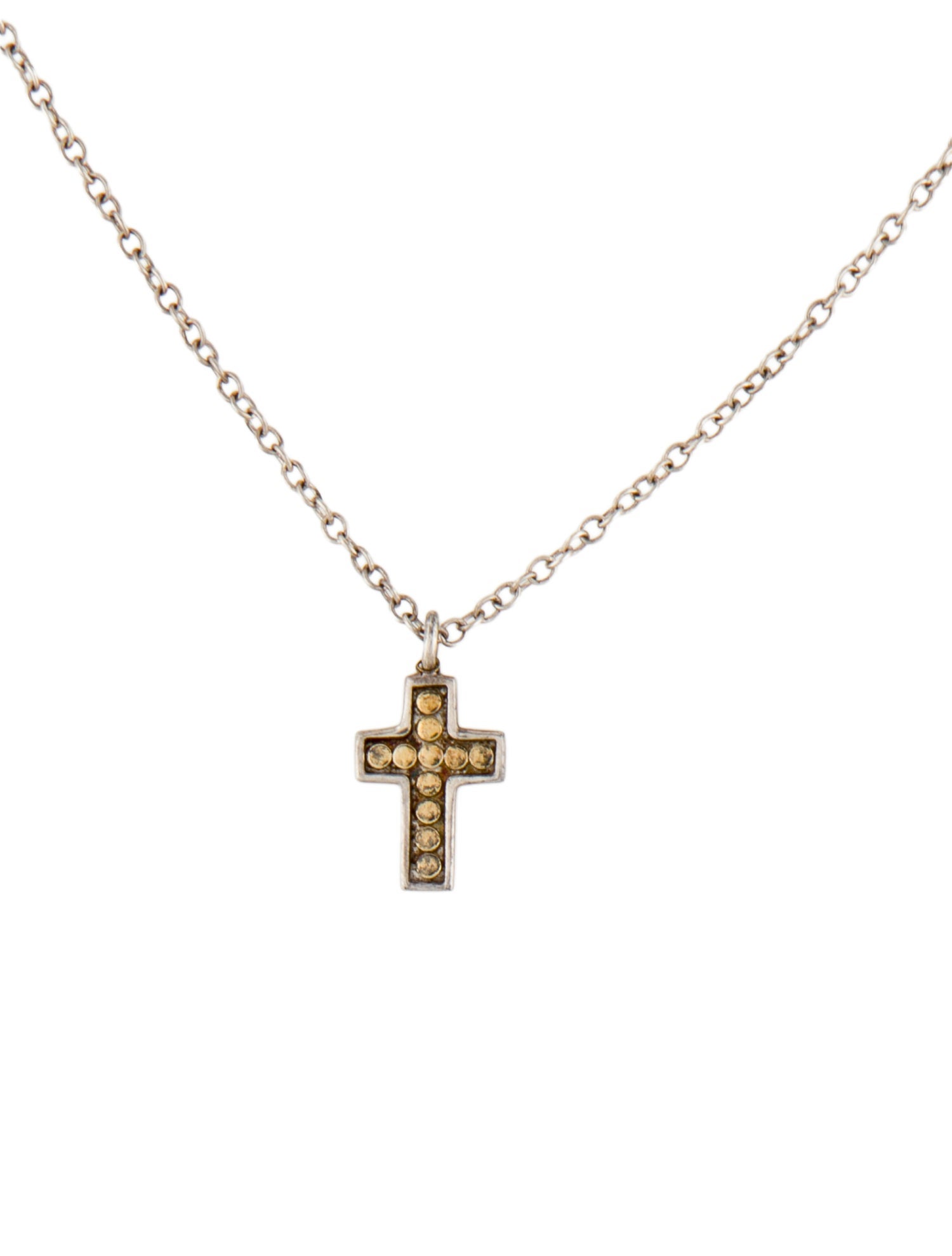 Anna Beck Small Cross Classic Pendant Necklace