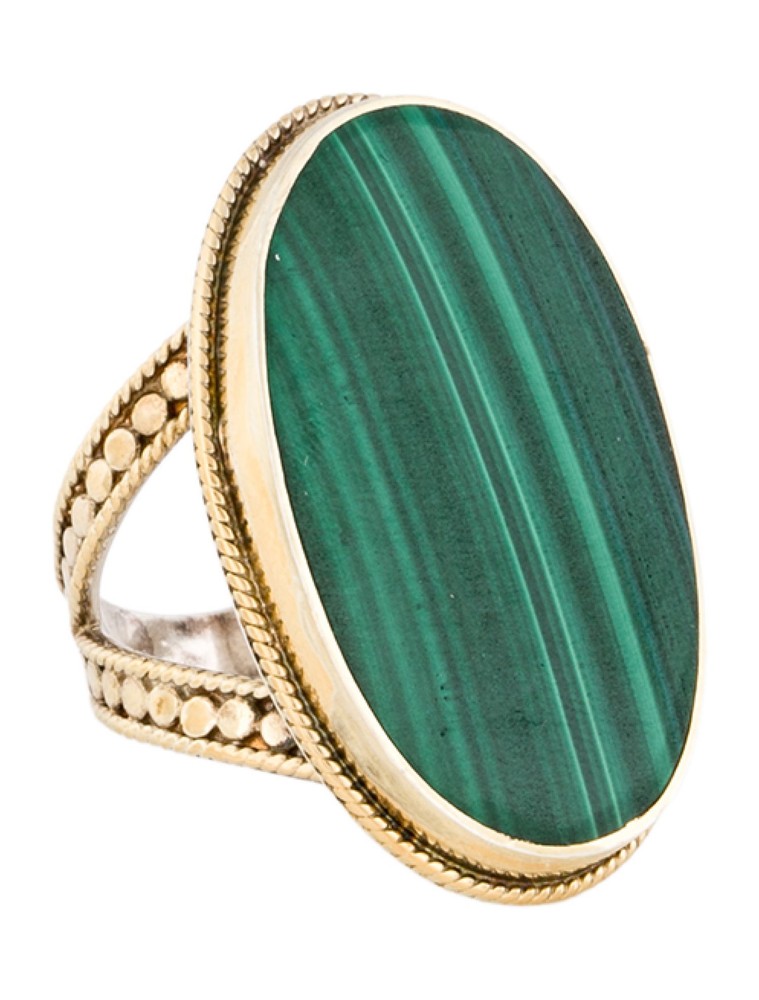 Anna Beck Malachite Cocktail Ring