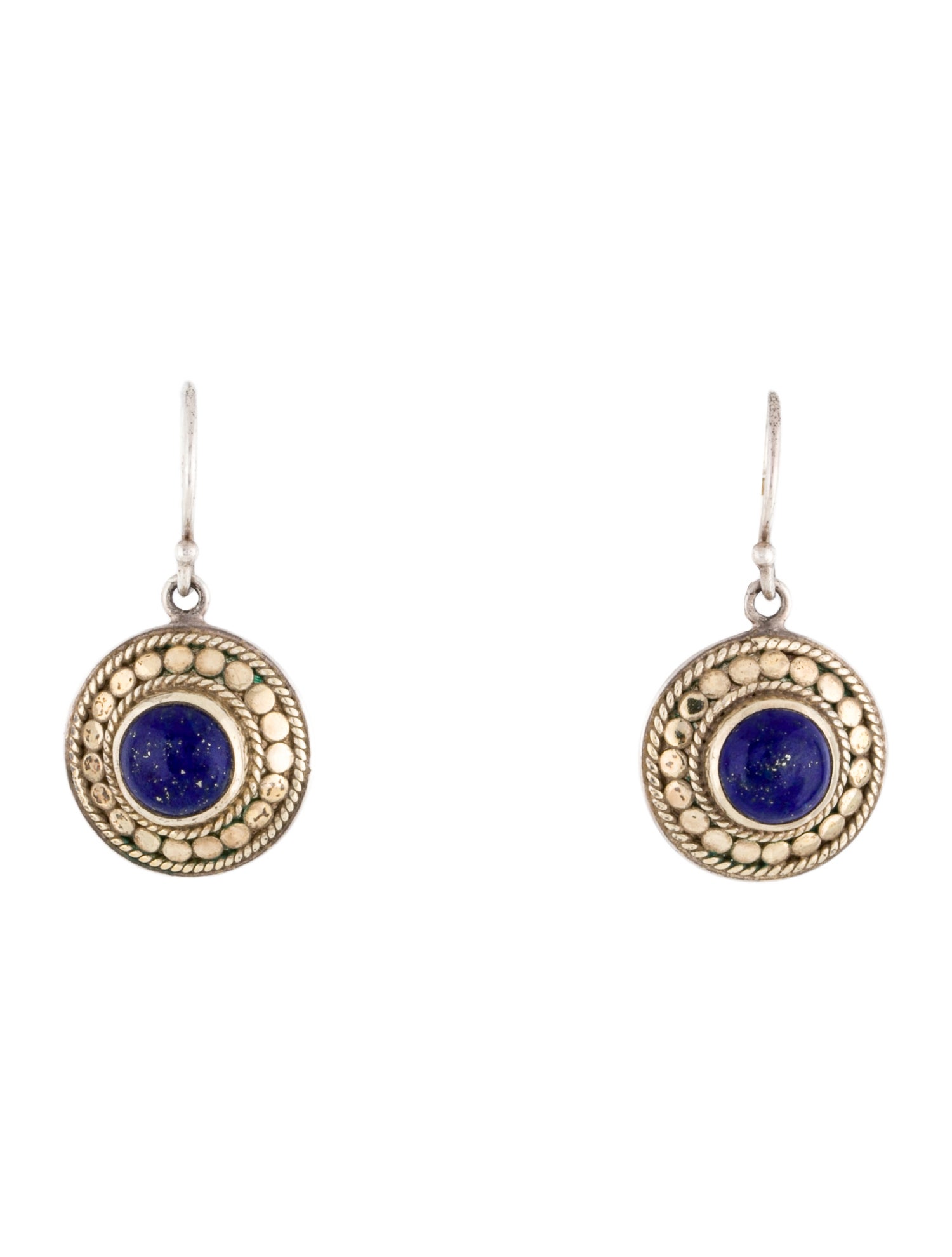 Anna Beck Lapis Lazuli Disc Drop Earrings