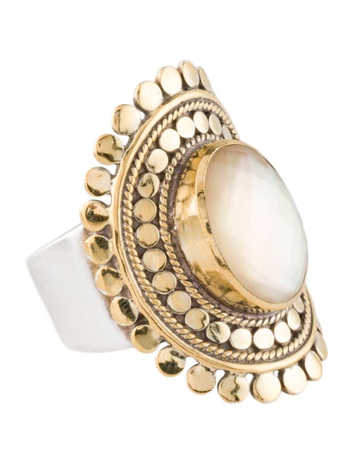 Anna Beck Quartz & Mother of Pearl Doublet Cocktail Ring