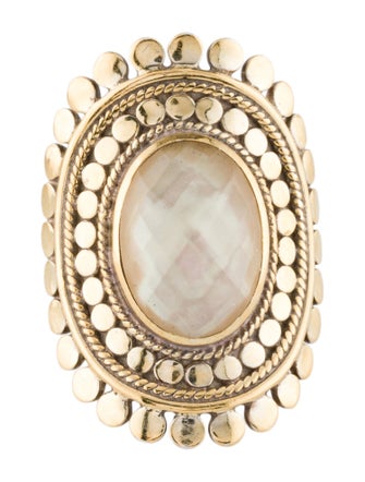 Anna Beck Quartz & Mother of Pearl Doublet Cocktail Ring