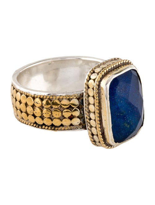 Anna Beck Lapis Lazuli & Glass Doublet Cocktail Ring