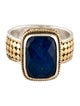 Anna Beck Lapis Lazuli & Glass Doublet Cocktail Ring