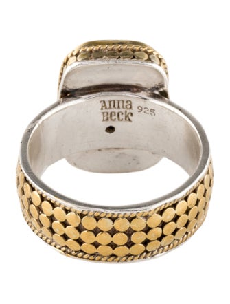 Anna Beck Lapis Lazuli & Glass Doublet Cocktail Ring