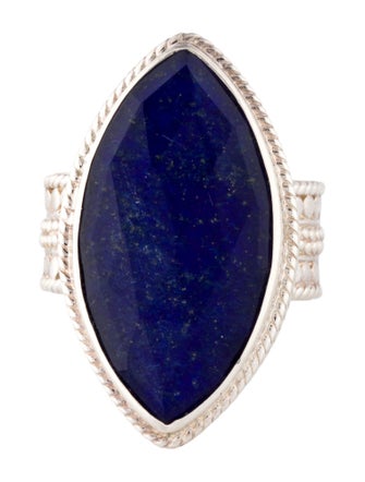 Anna Beck Quartz & Lapis Lazuli Doublet Cocktail Ring