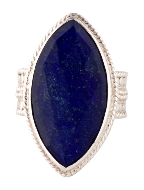 Anna Beck Quartz & Lapis Lazuli Doublet Cocktail Ring