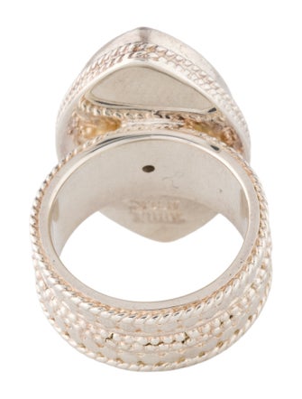 Anna Beck Quartz & Lapis Lazuli Doublet Cocktail Ring