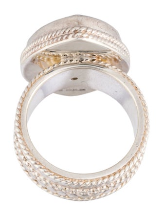 Anna Beck Quartz & Lapis Lazuli Doublet Cocktail Ring