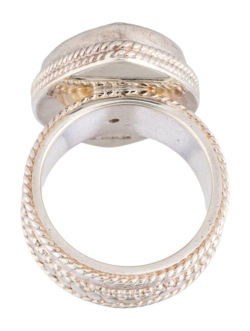 Anna Beck Quartz & Lapis Lazuli Doublet Cocktail Ring