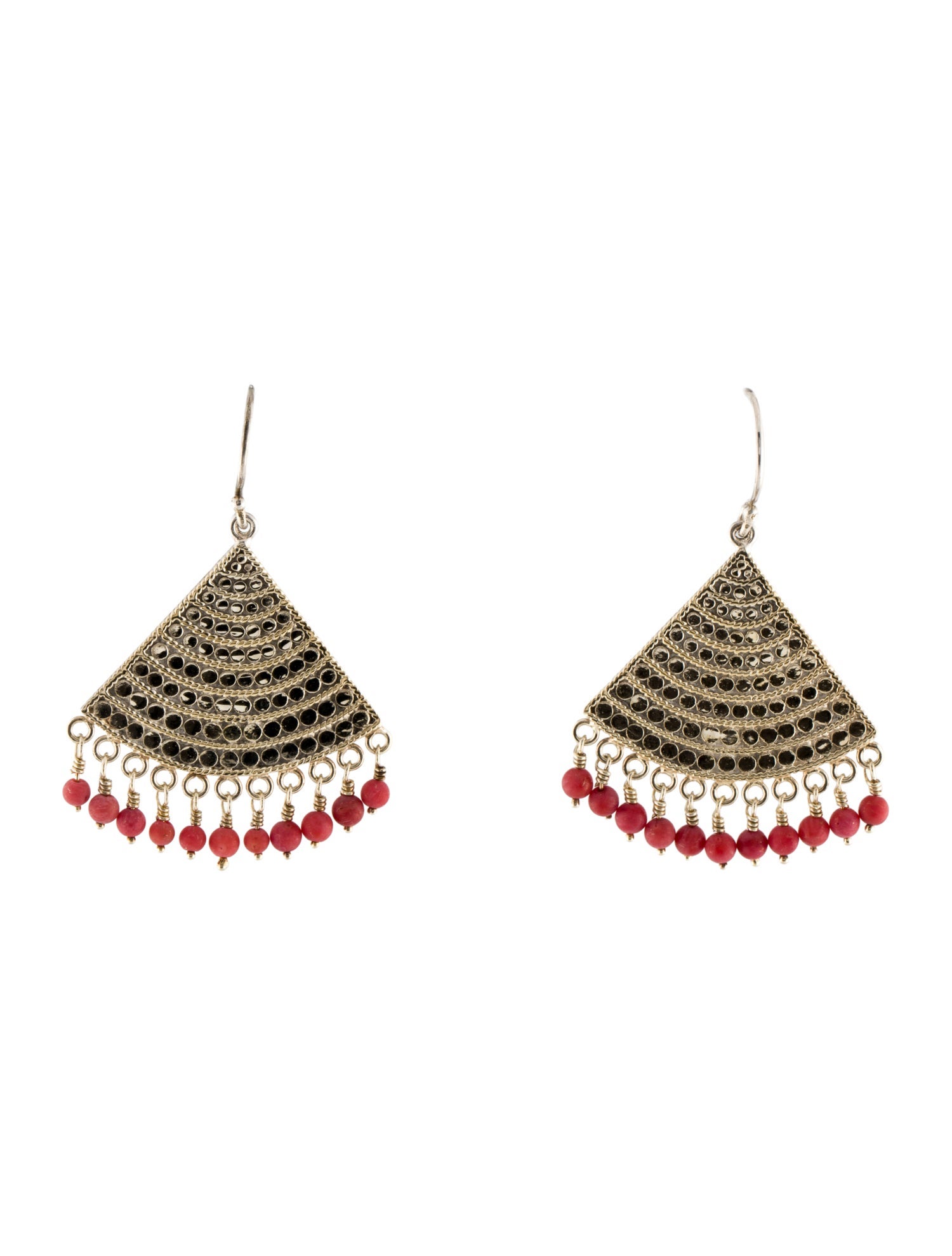 Anna Beck Coral Drop Earrings