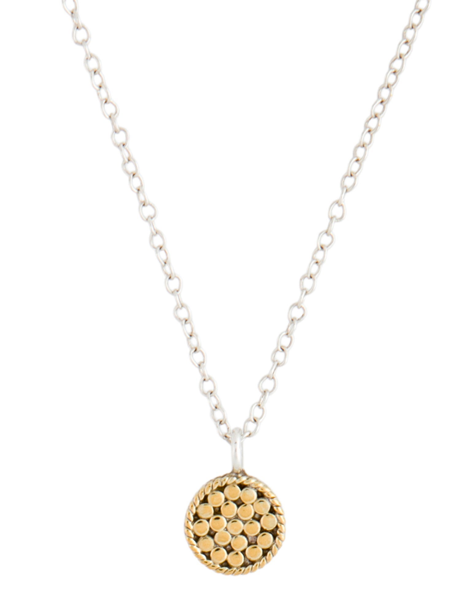 Anna Beck Two Tone Pendant Necklace