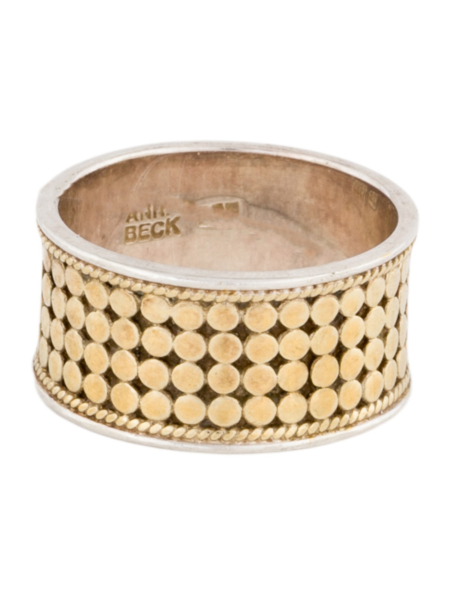 Anna Beck Two-Tone Band Ring