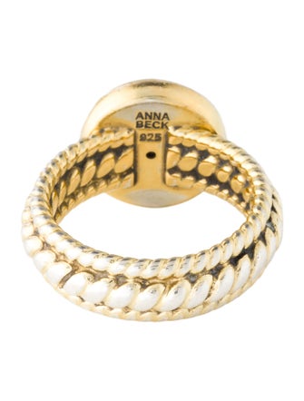 Anna Beck Twisted Pearl Cocktail Ring