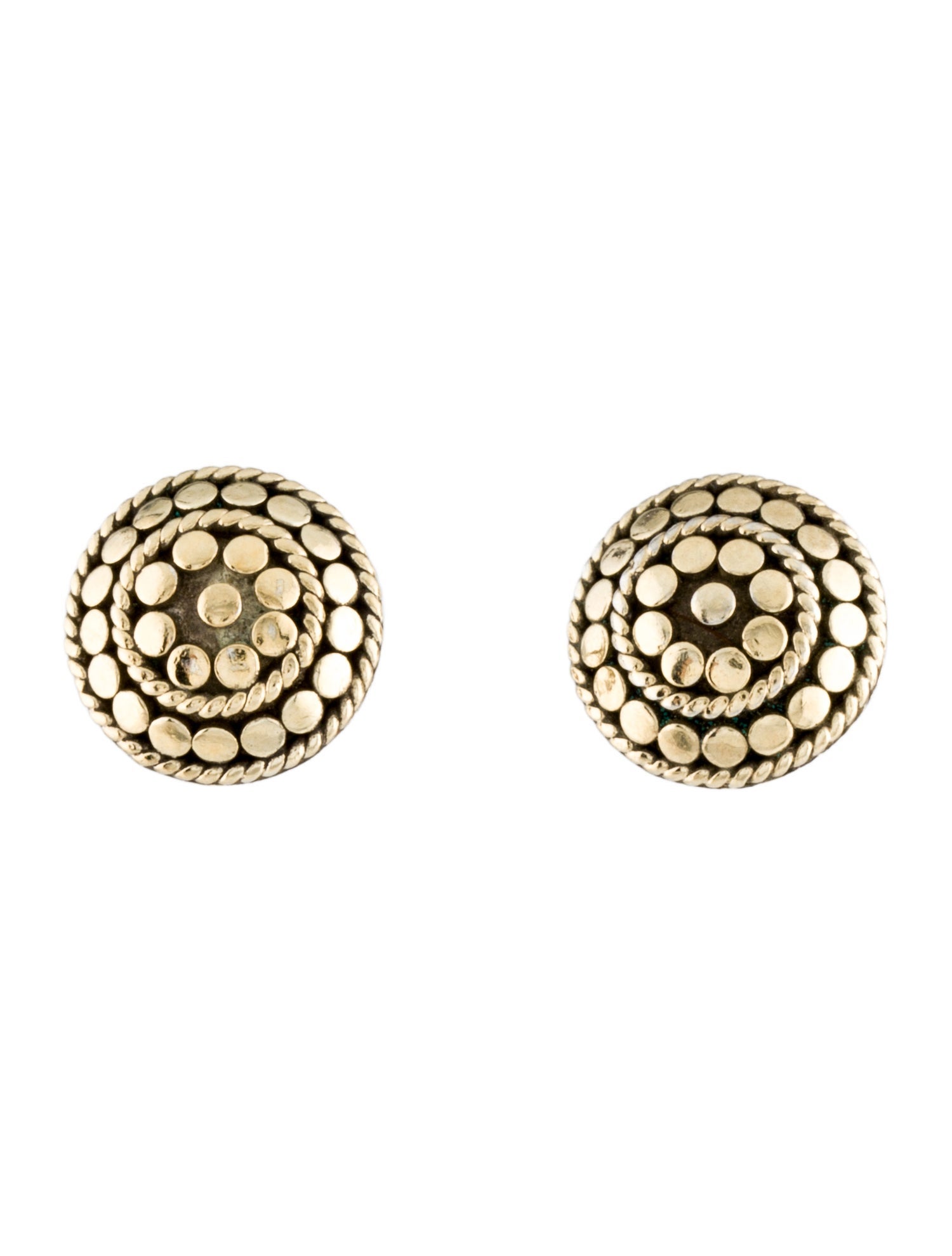 Anna Beck Two-Tone Classic Stud Earrings