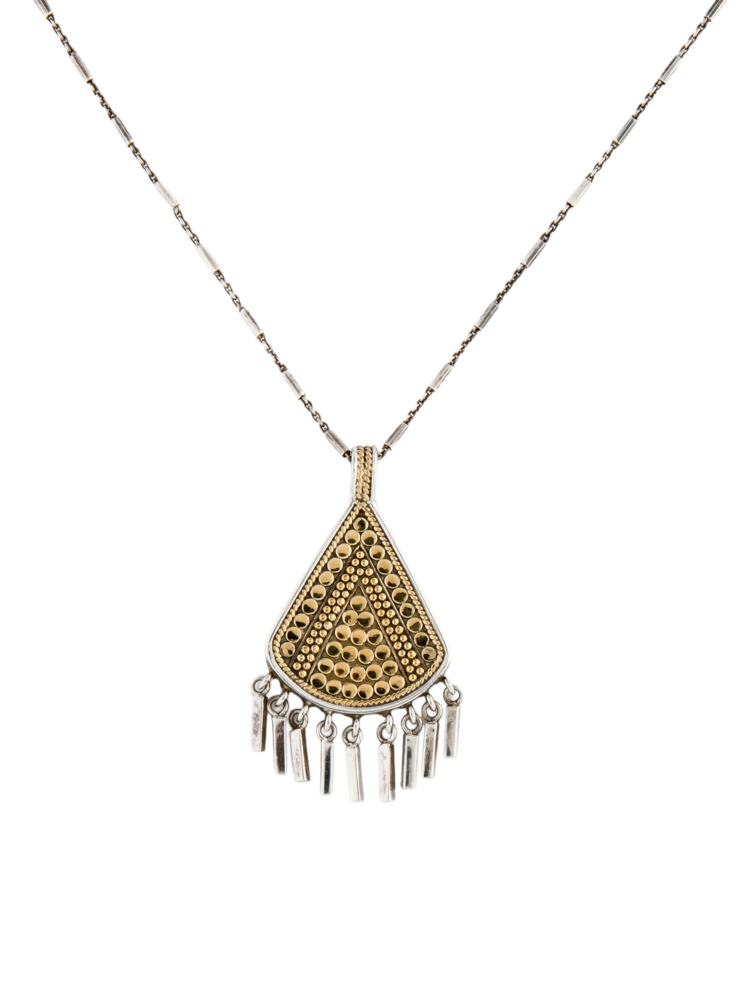 Anna Beck Two-Tone Pendant Necklace