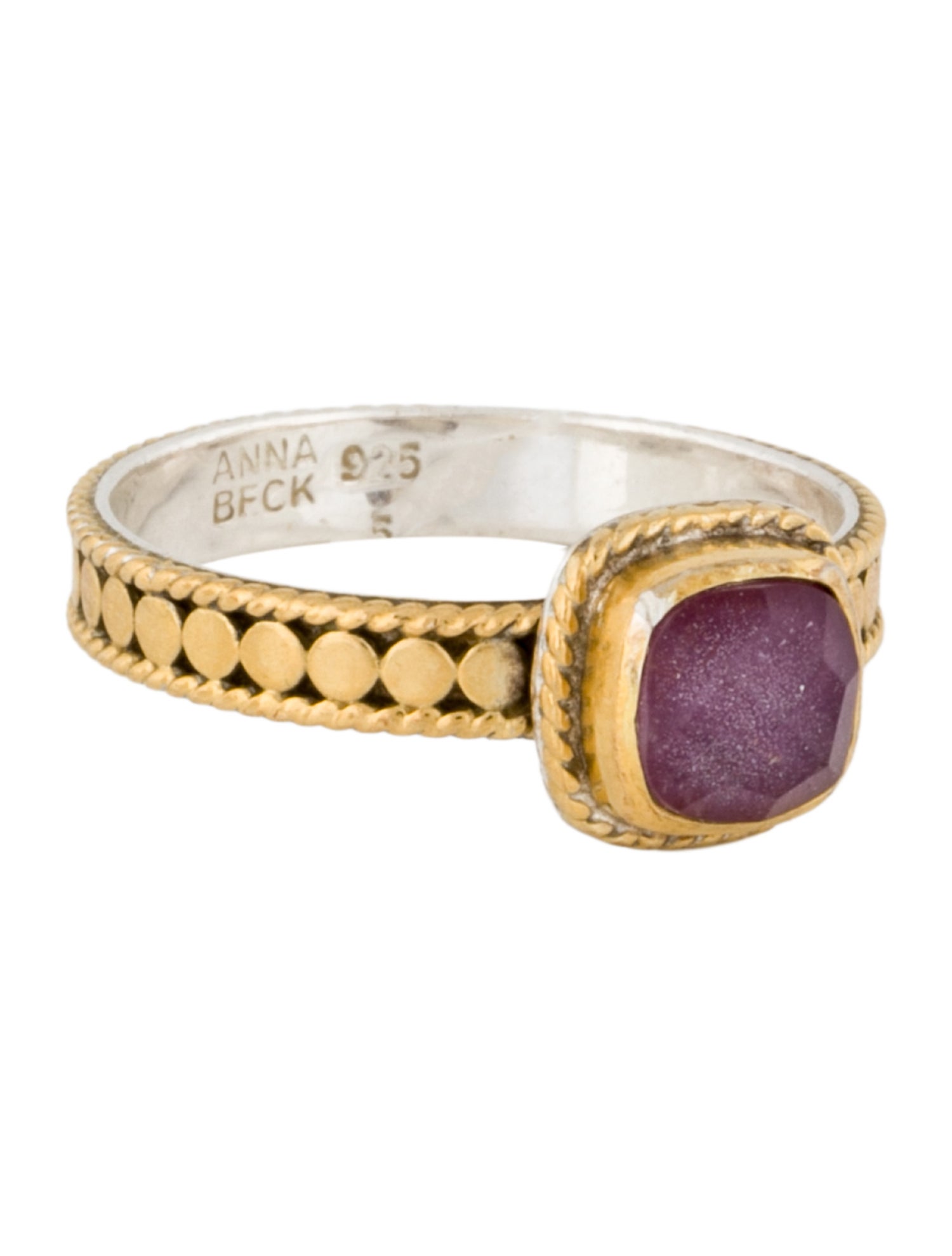 Anna Beck Two-Tone Quartz Doublet Cocktail Ring