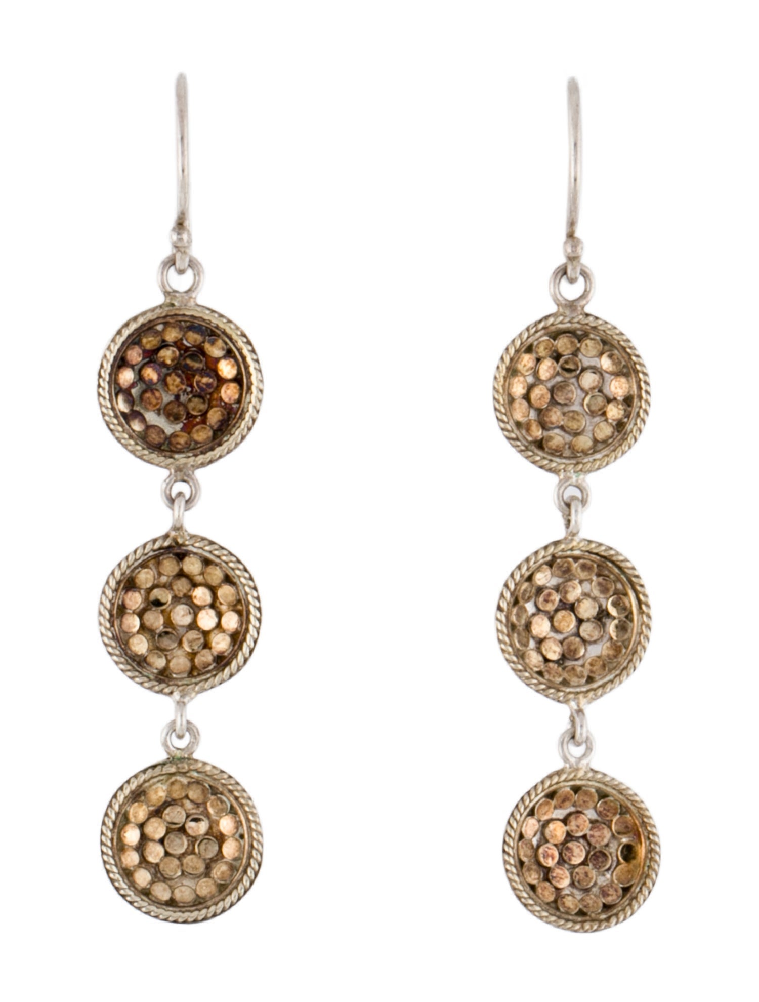 Anna Beck Two-Tone Drop Earrings