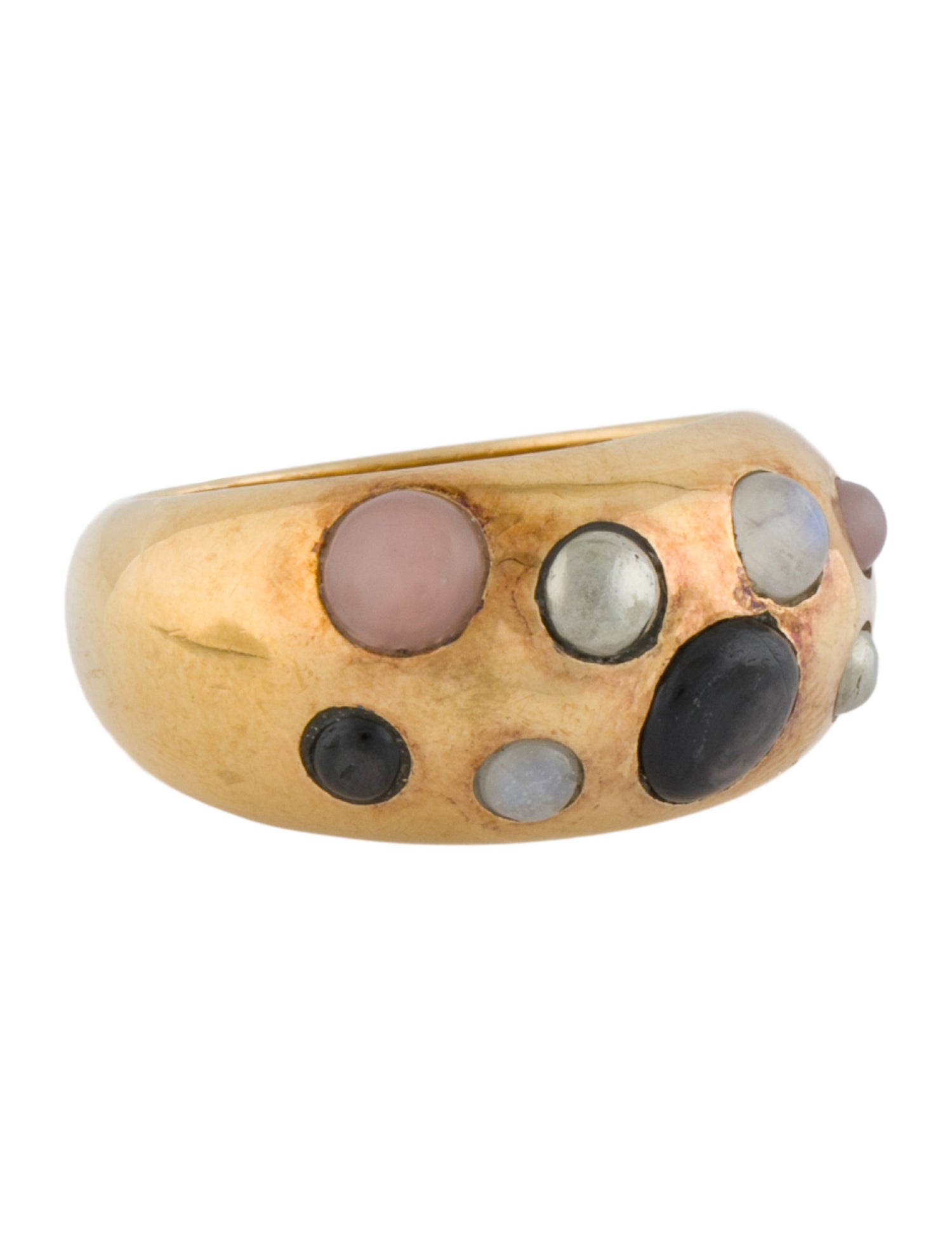 Anna Beck X Rasa Multi-Stone Domed Band