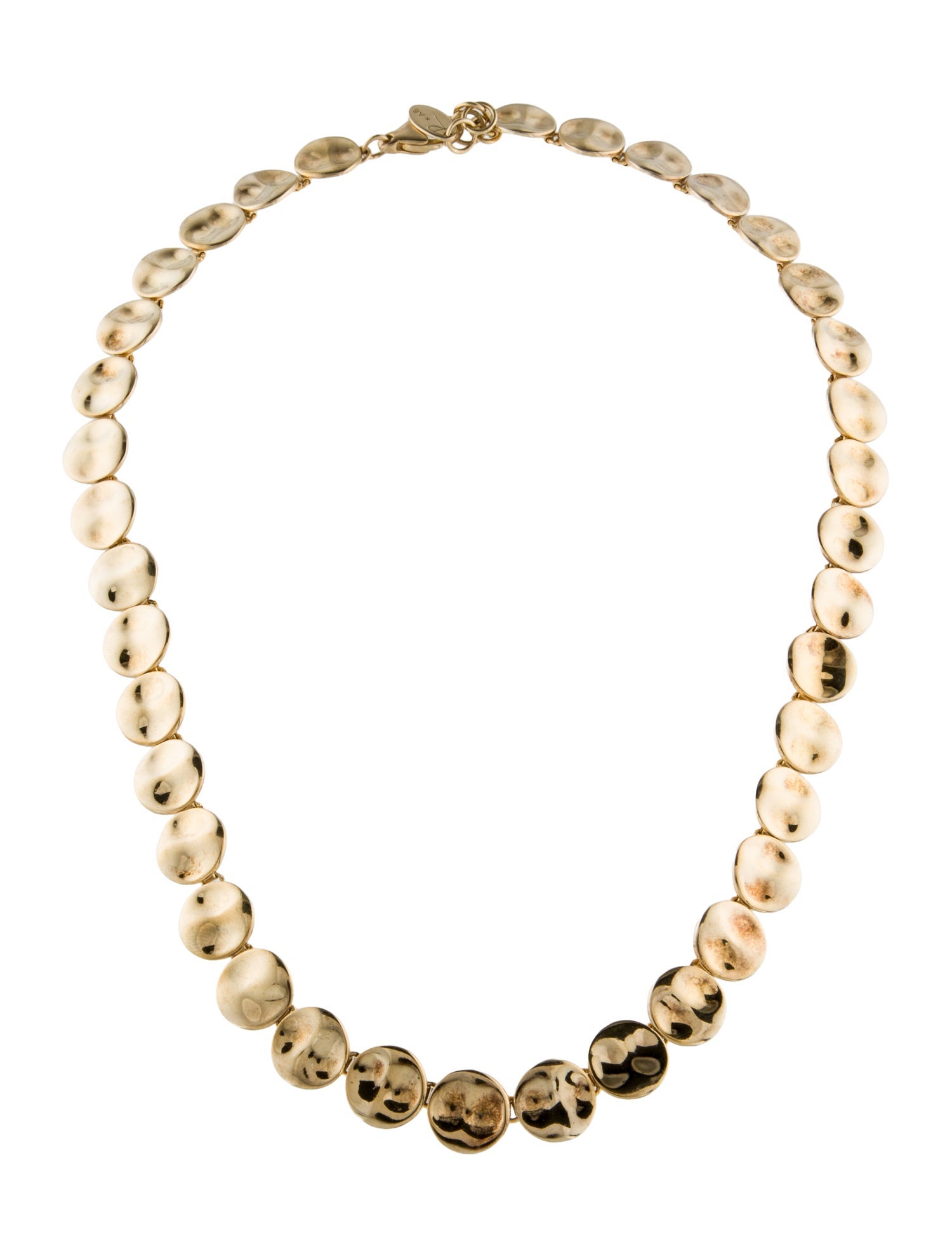 Anna Beck Rasa Wavy Disc Collar Necklace