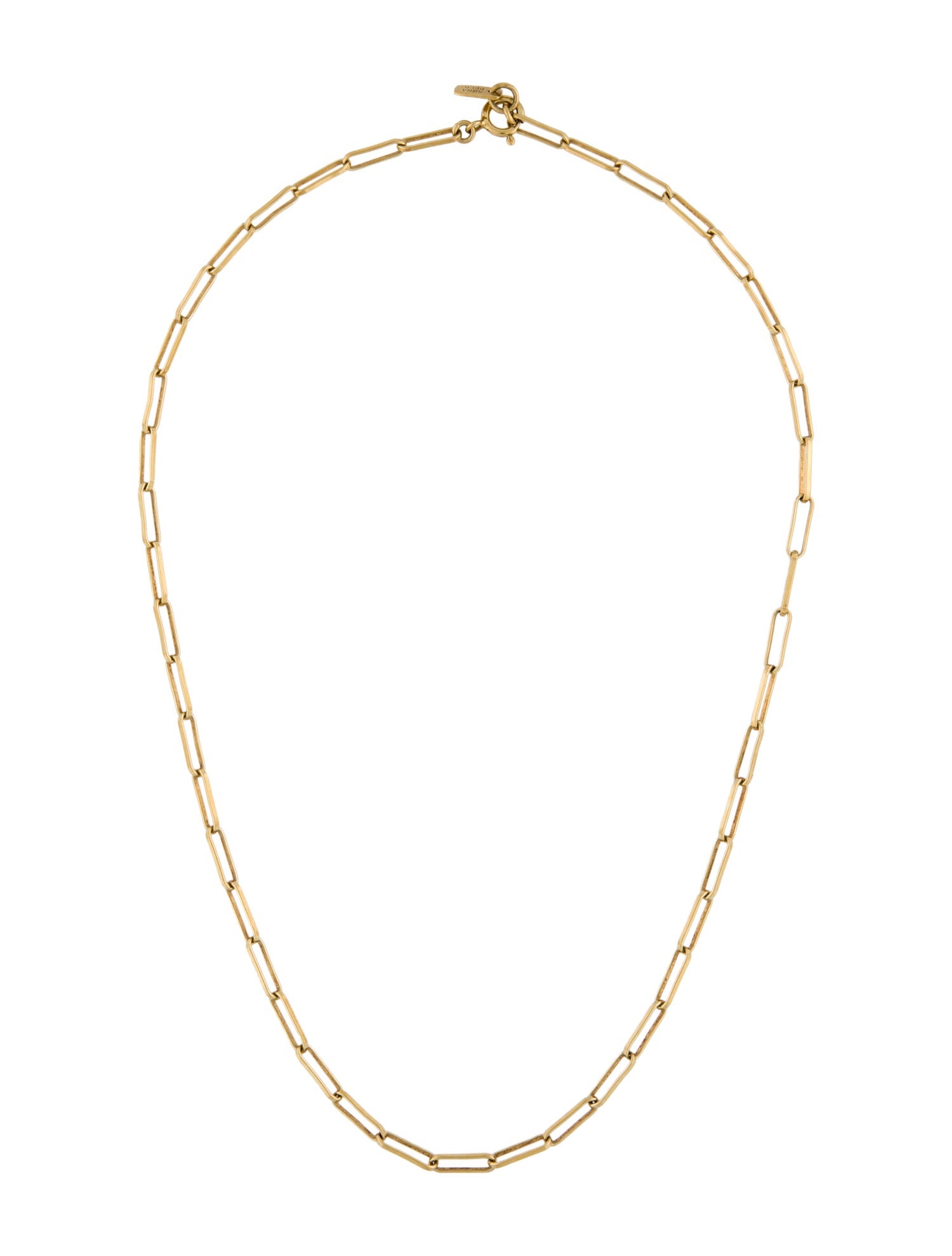 Anna Beck Elongated Box Chain Necklace