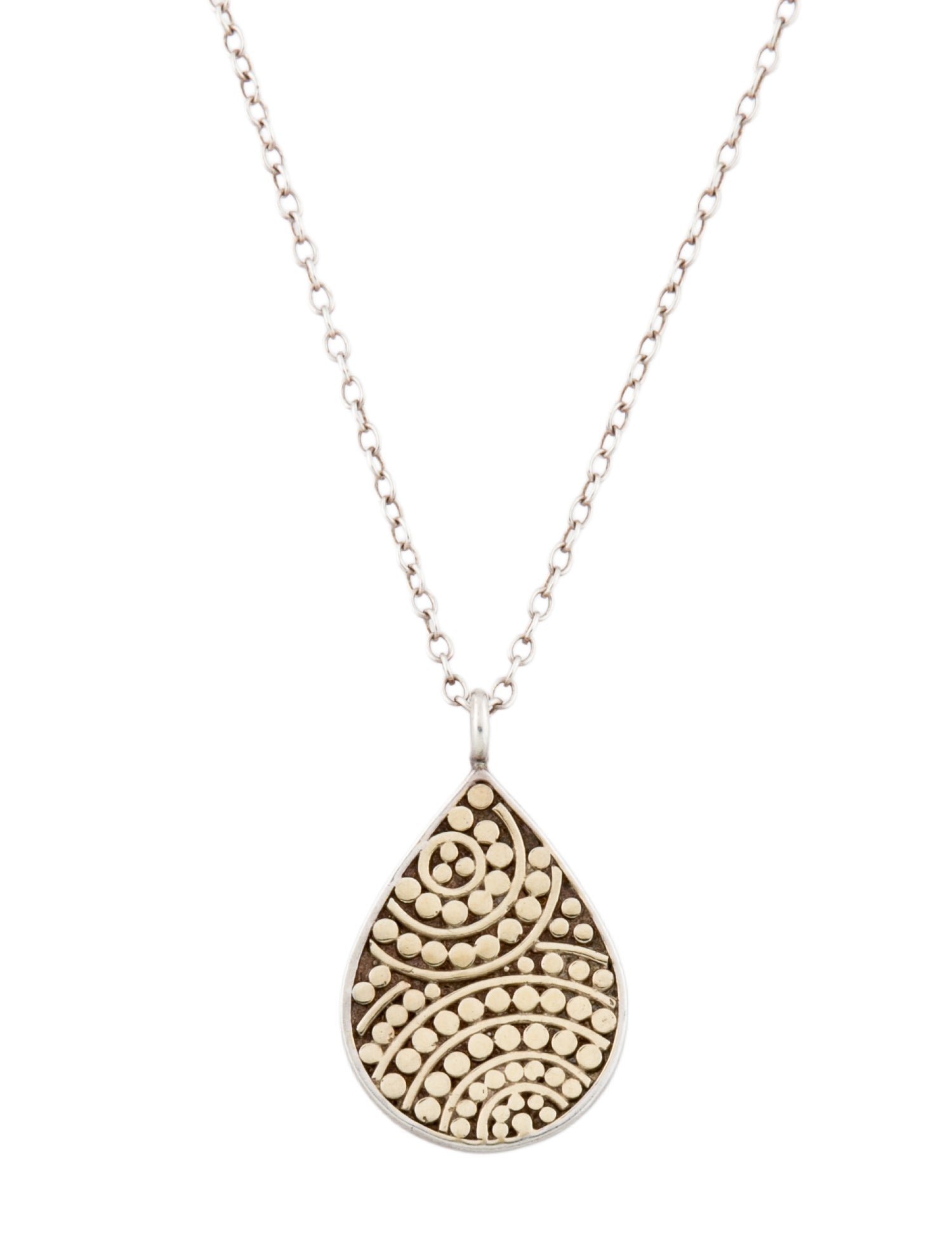 Anna Beck Classic Teardrop Pendant Reversible Necklace