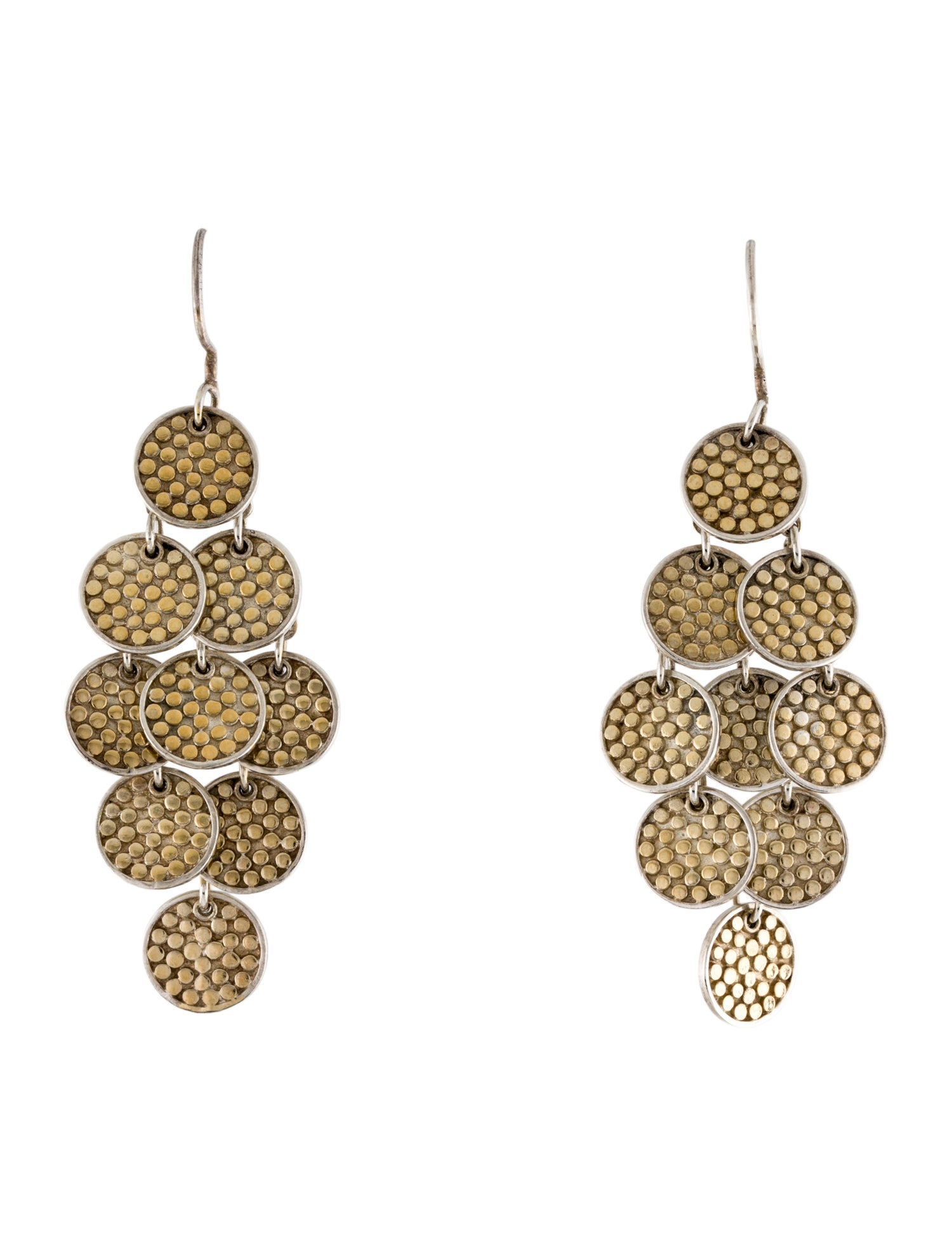 Anna Beck Two Tone Chandelier Drop Earrings