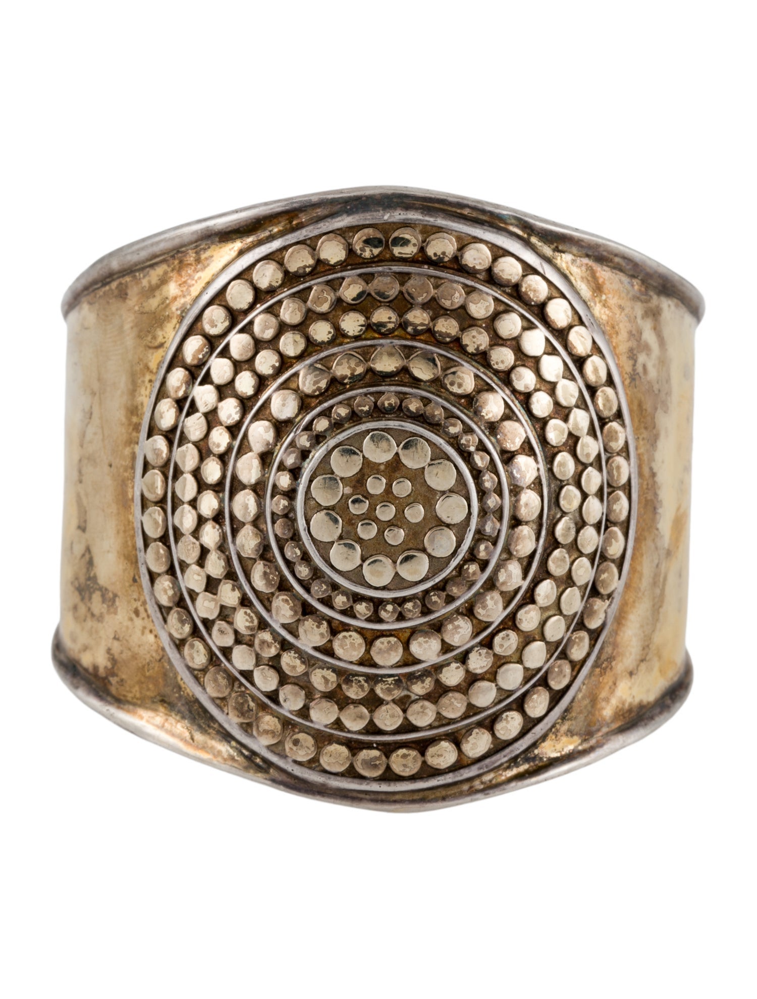 Anna Beck Two-Tone Dotted Cuff Bracelet