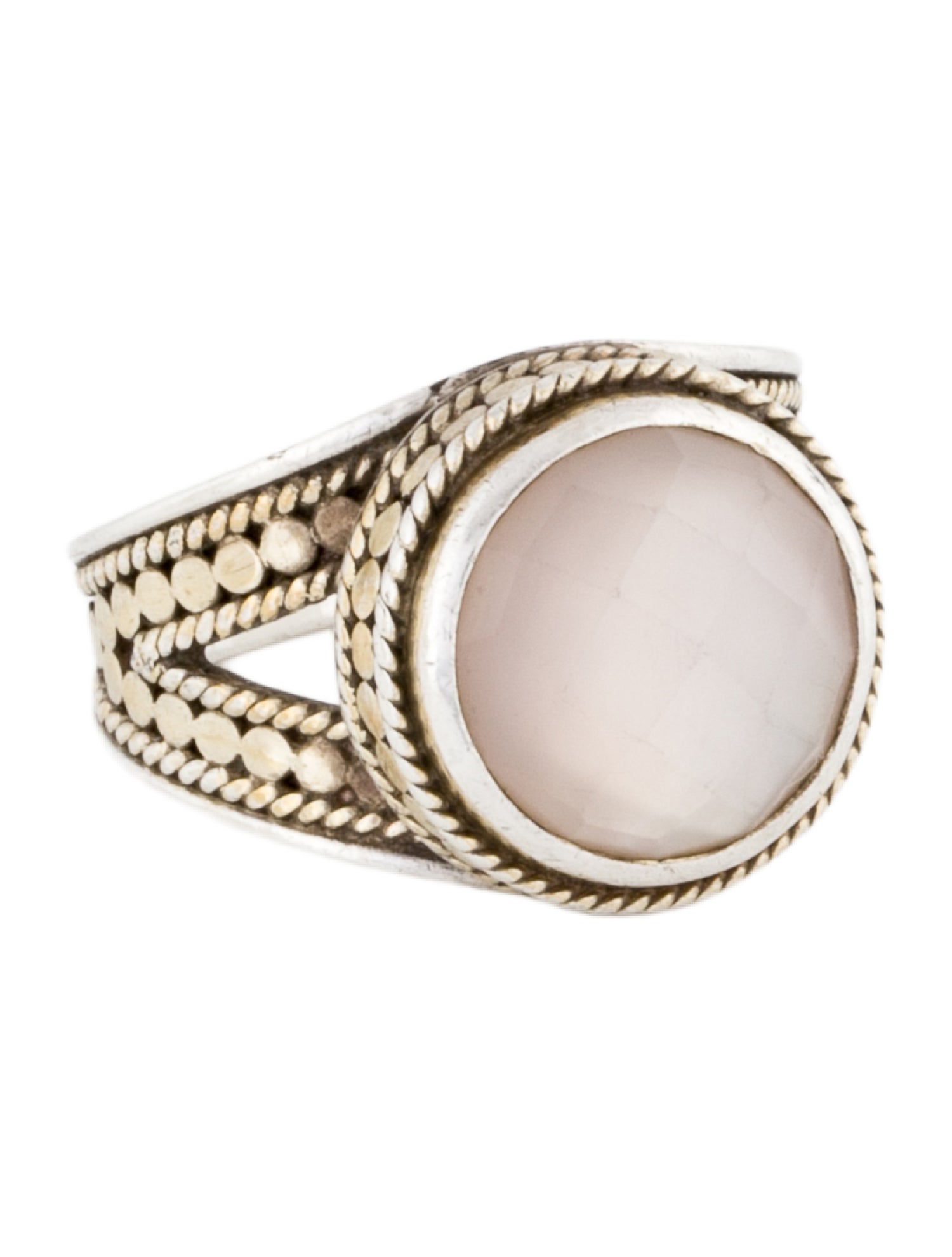 Anna Beck Stone Two Tone Cocktail Ring