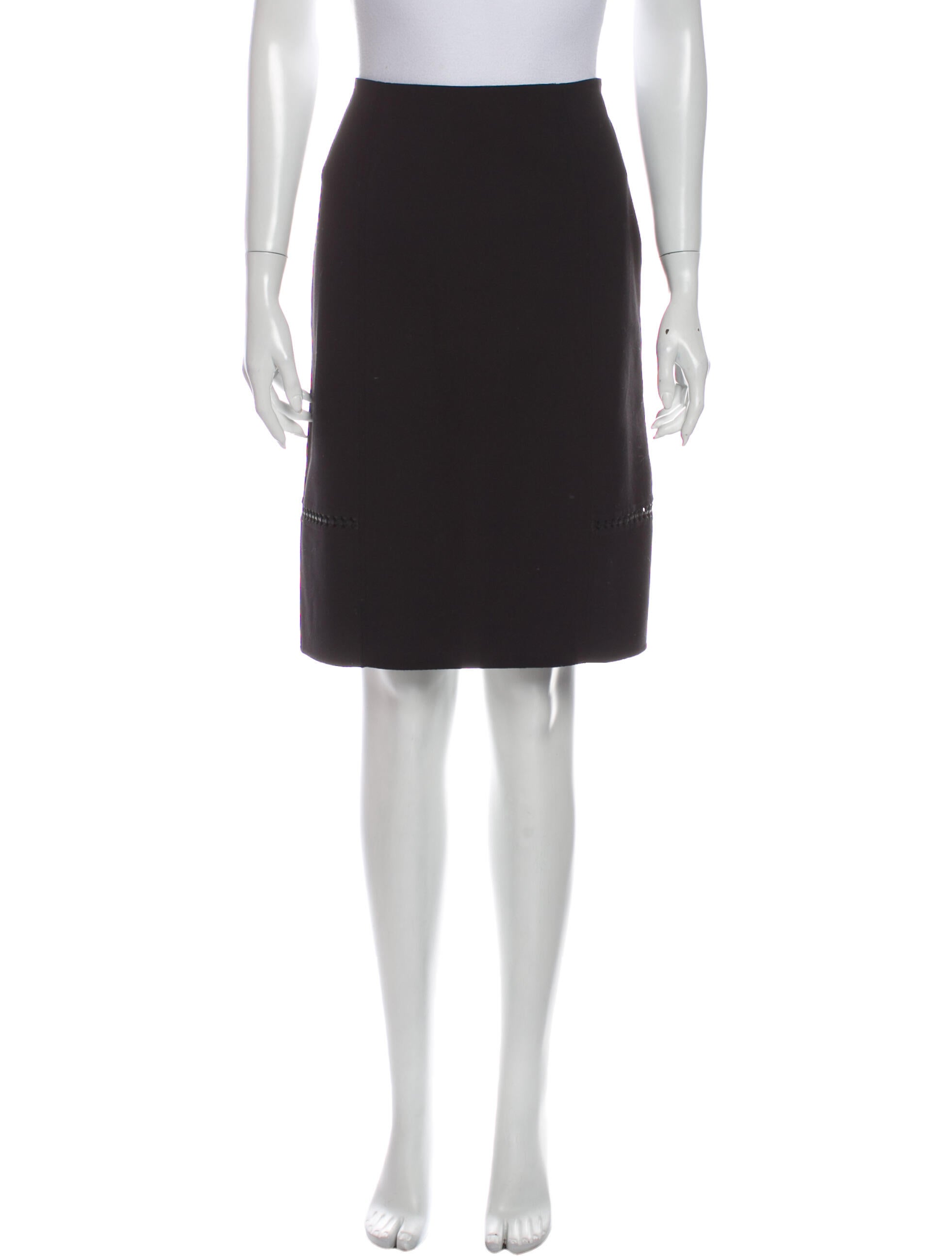 Rani Arabella Wool Knee-Length Skirt