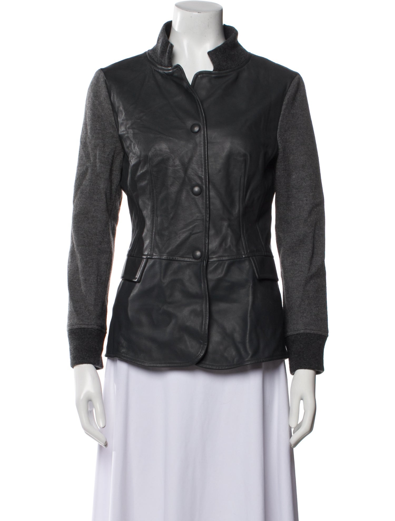 Rani Arabella Leather Blazer
