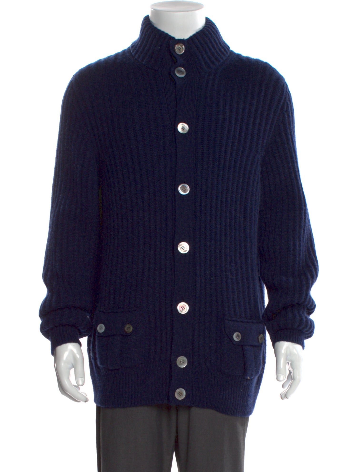 Rani Arabella Cashmere Turtleneck Cardigan