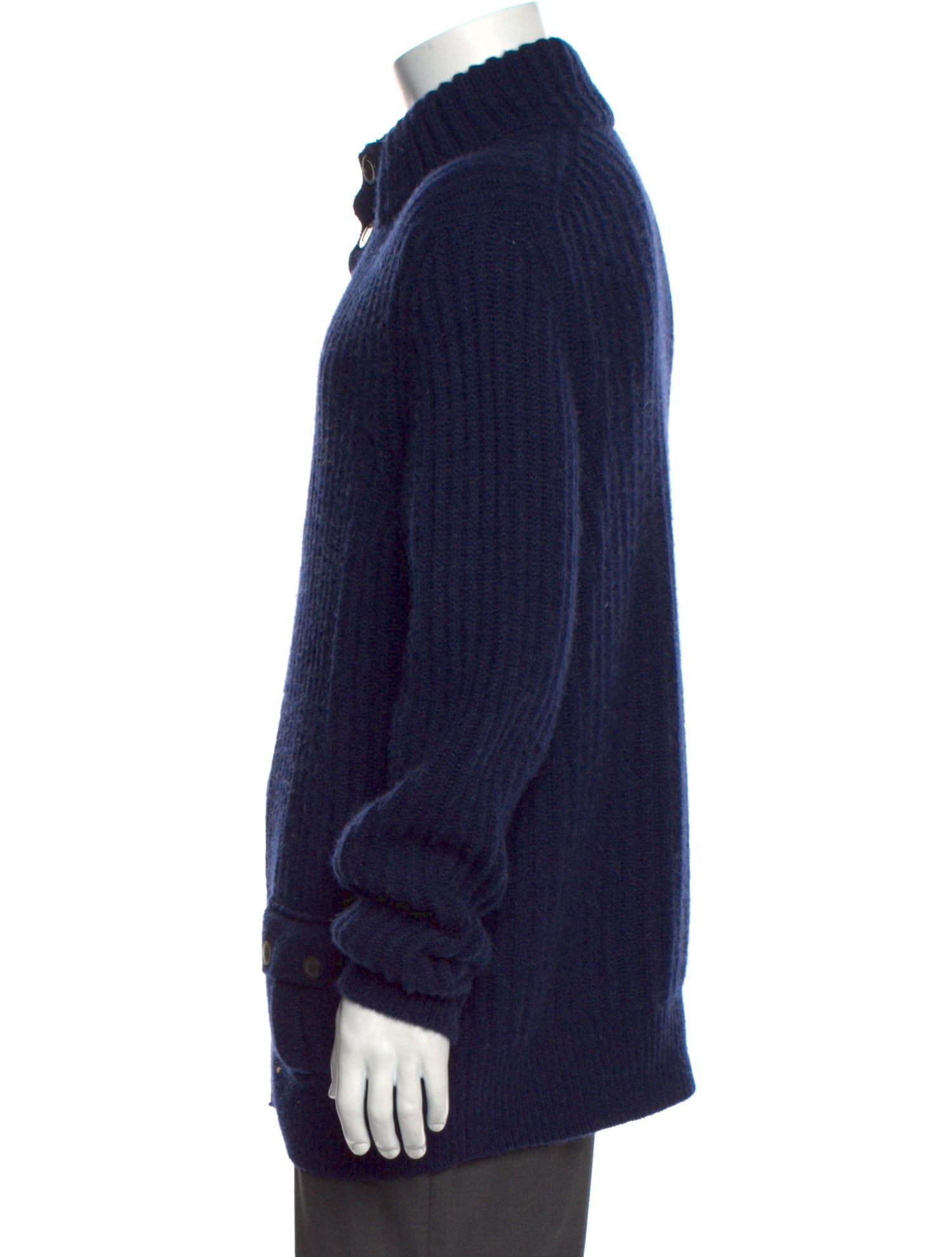 Rani Arabella Cashmere Turtleneck Cardigan