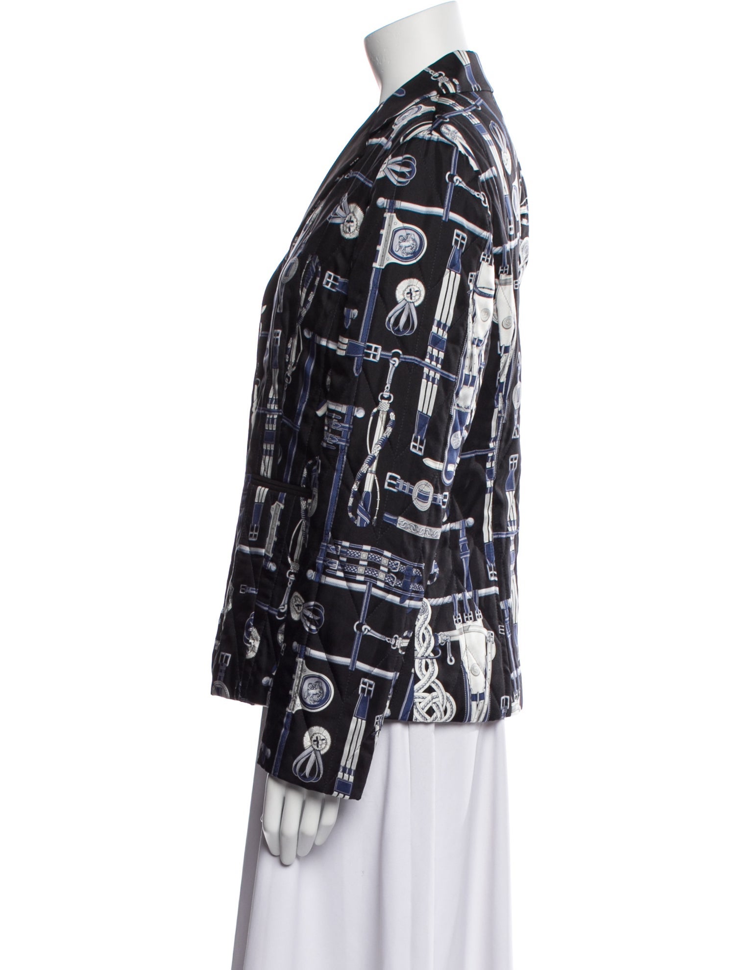 Rani Arabella Silk Printed Blazer