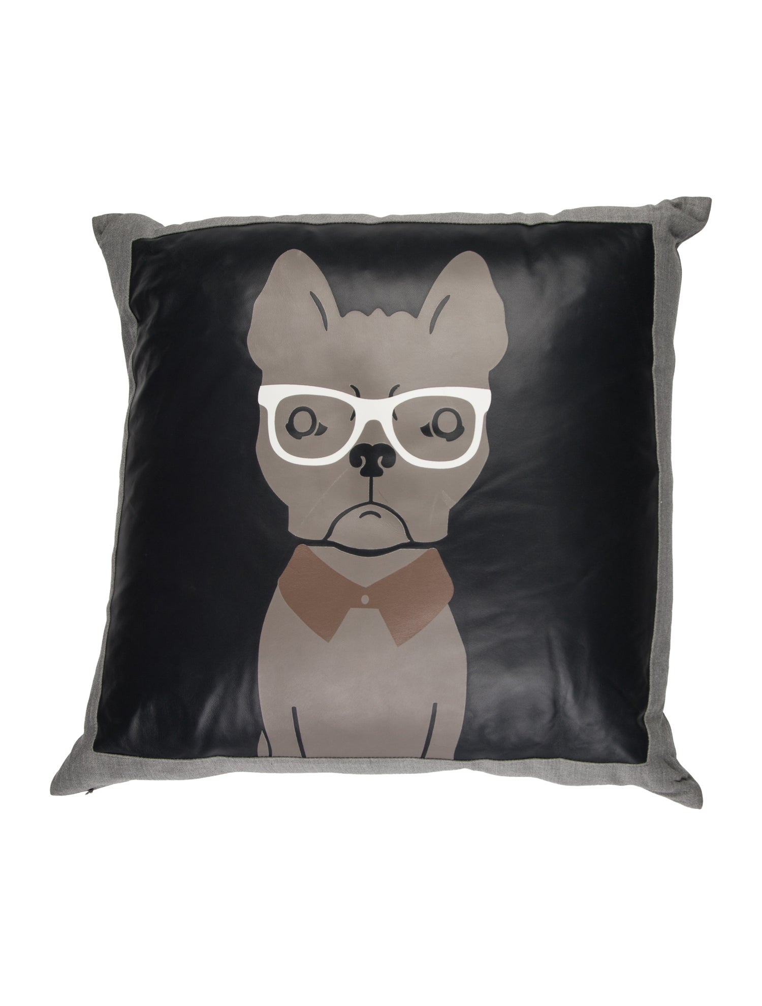 Rani Arabella Leather Throw Pillow