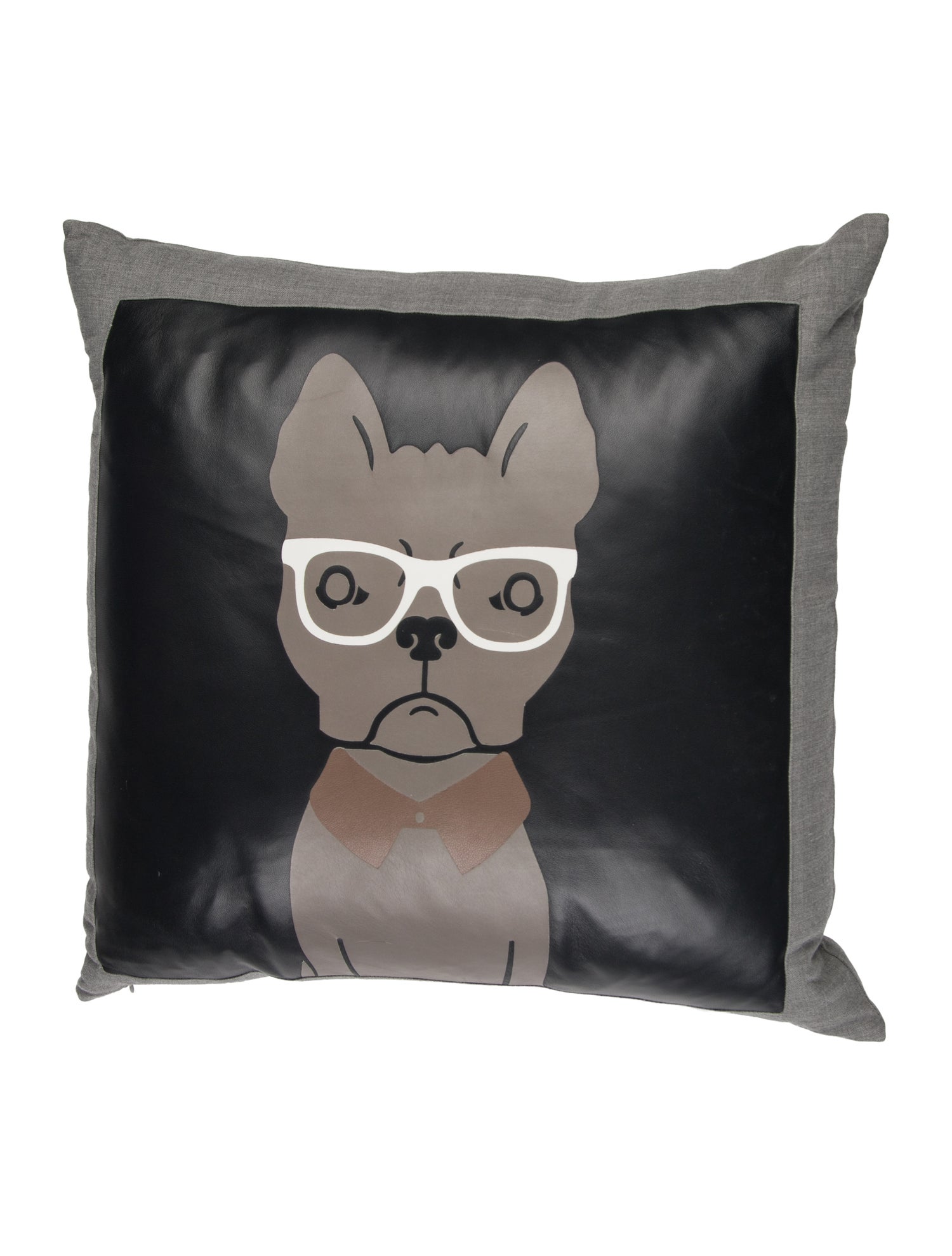 Rani Arabella Leather Throw Pillow