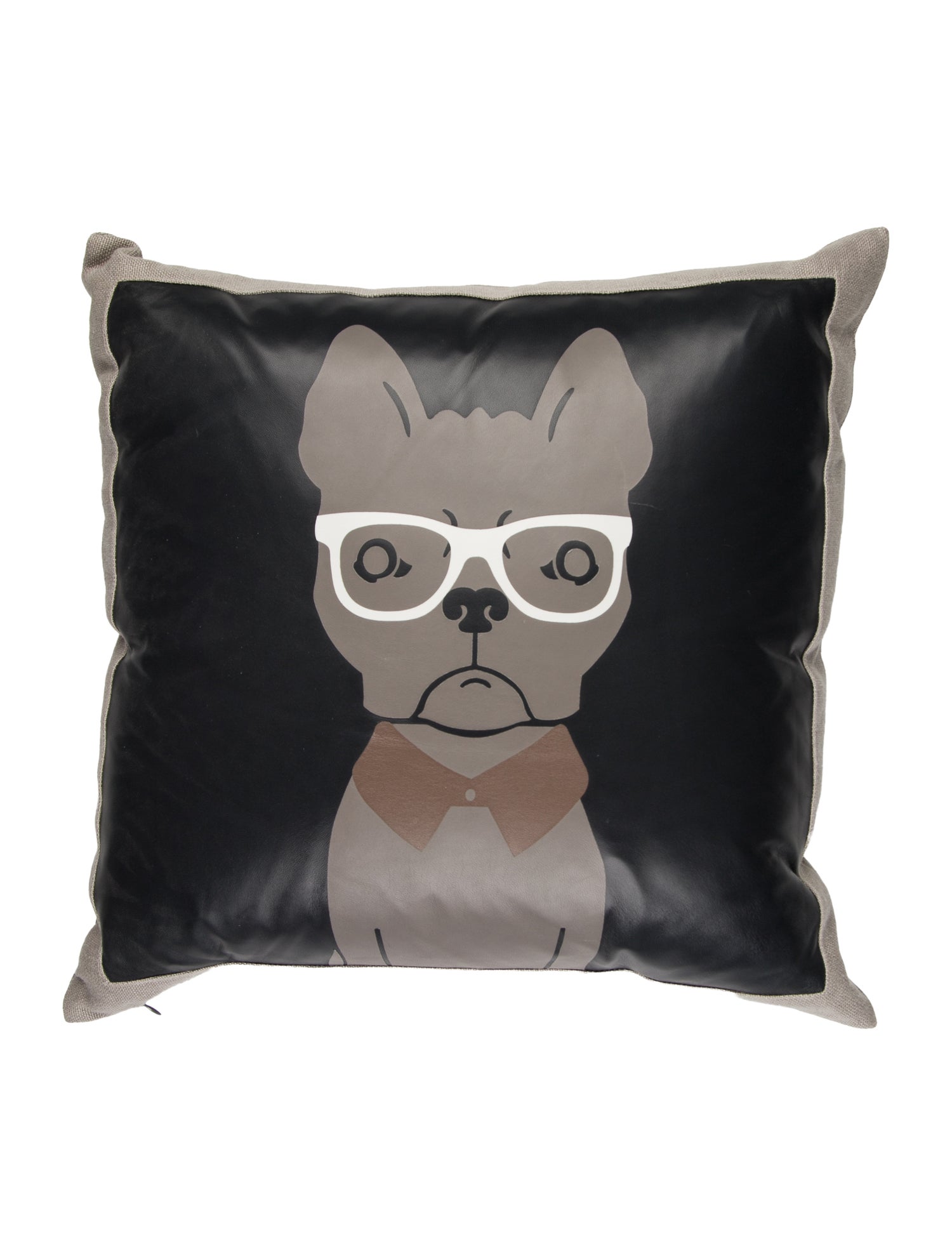 Rani Arabella Leather Throw Pillow